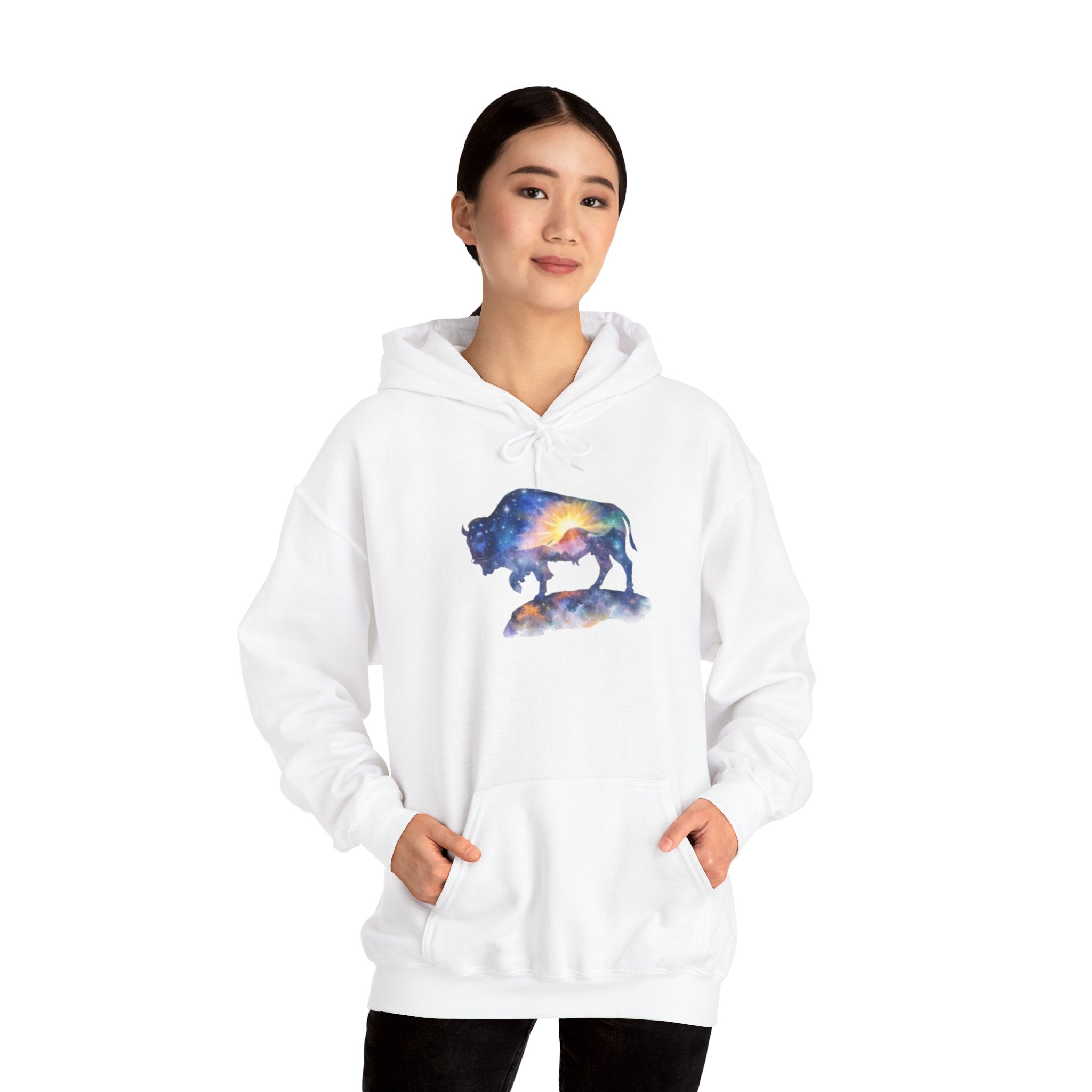 Cosmic Bison Graphic Sweatshirt