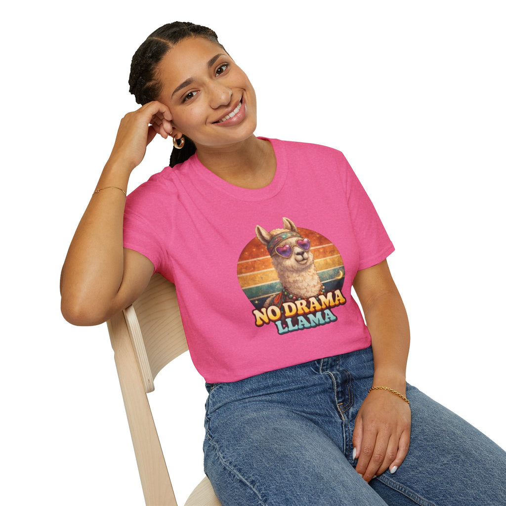 No Drama Llama Unisex Softstyle T-Shirt