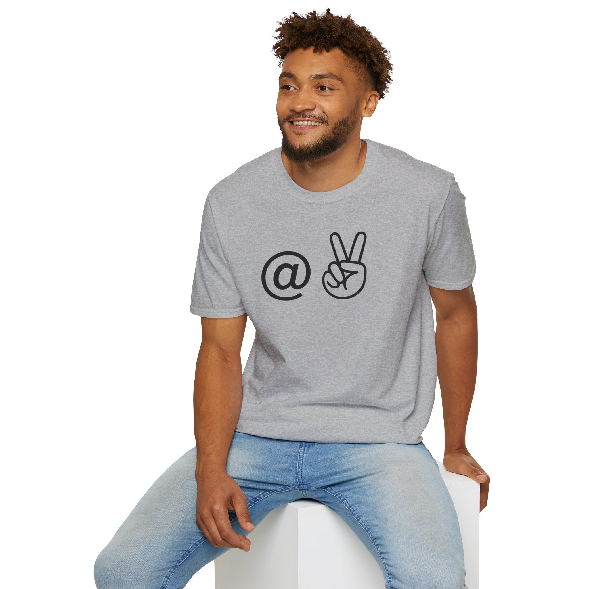 At Peace T-Shirt — Minimalist Graphic Tee
