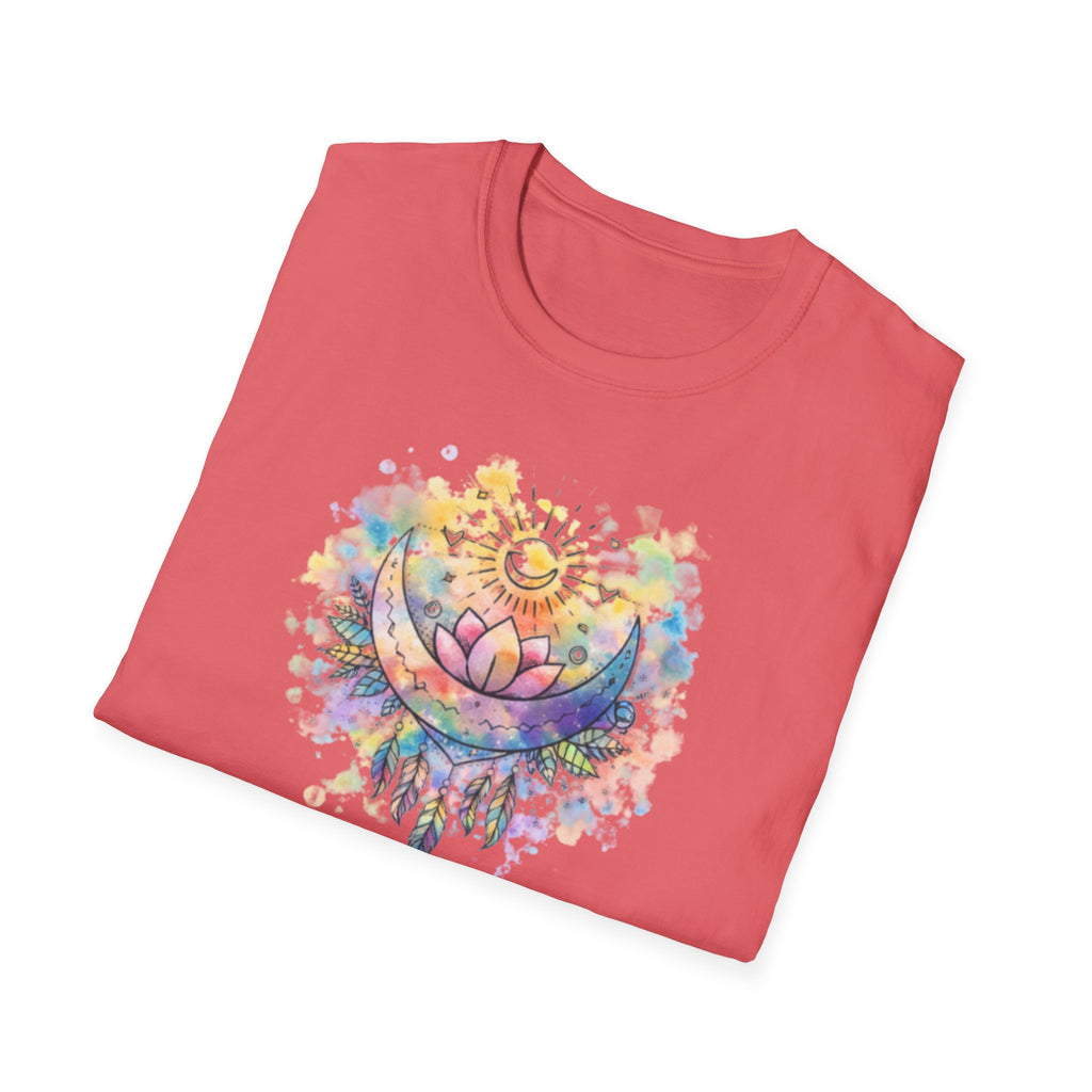 Lotus Dreamcatcher Watercolor T-Shirt — Sun & Feather Spiritual Tee