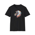 Native American Watercolor Headdress T-Shirt