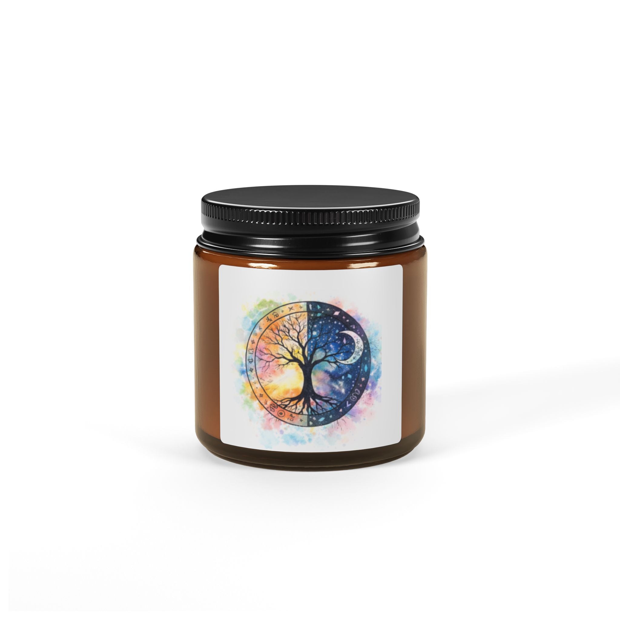 Yin Yang Tree of Life Candle, Soy Candle
