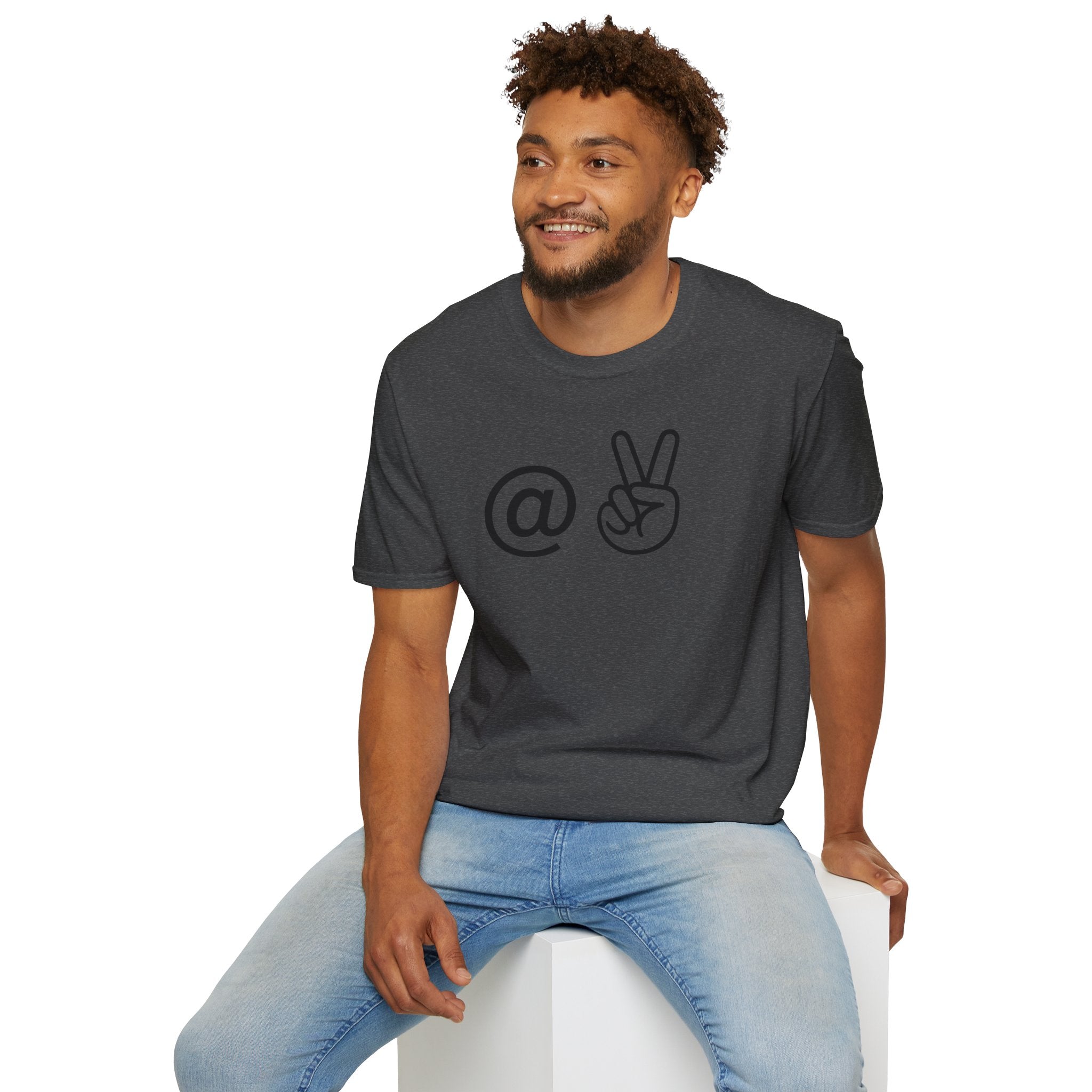 At Peace T-Shirt — Minimalist Graphic Tee