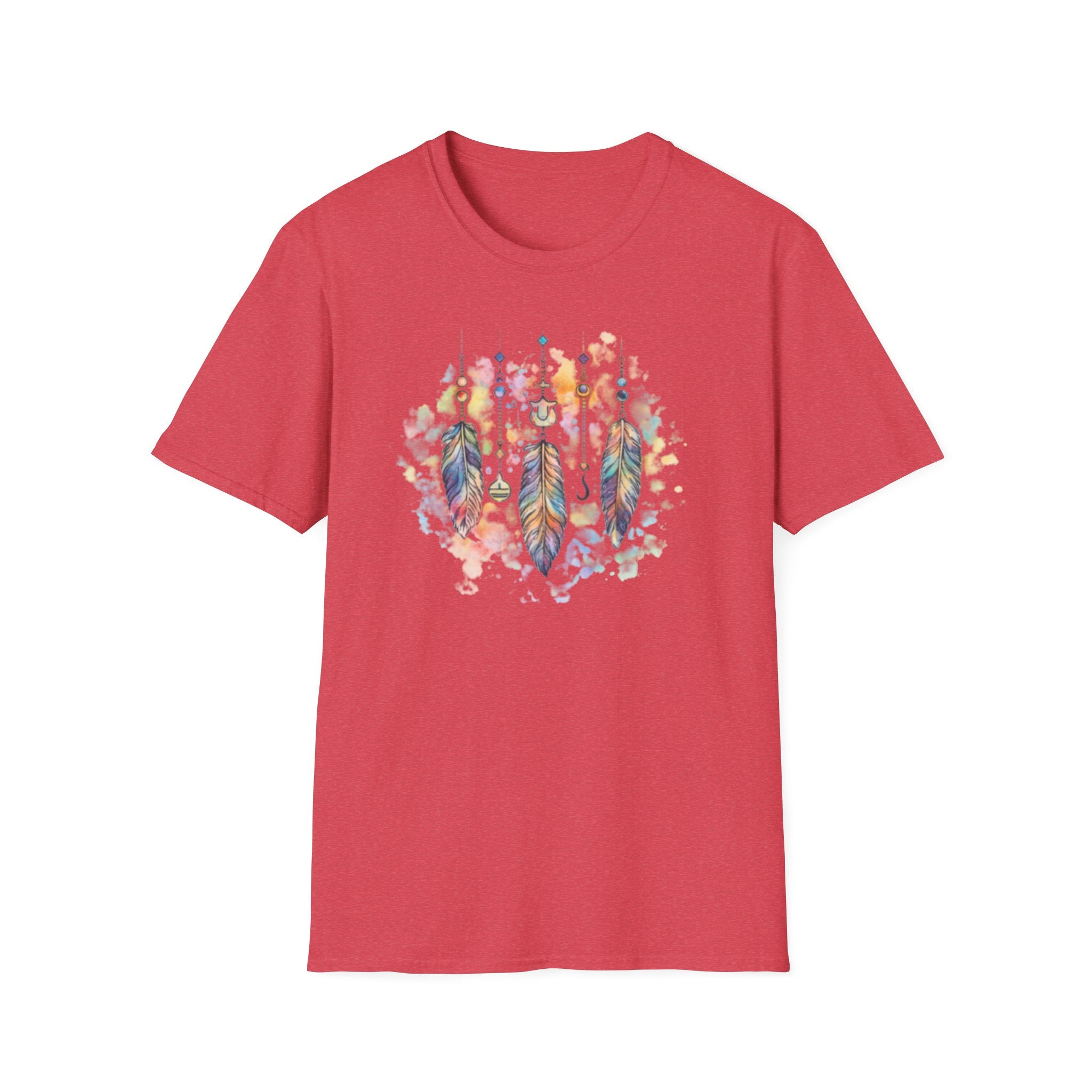 Watercolor Dreamcatcher T-Shirt — Boho Feather Graphic Tee
