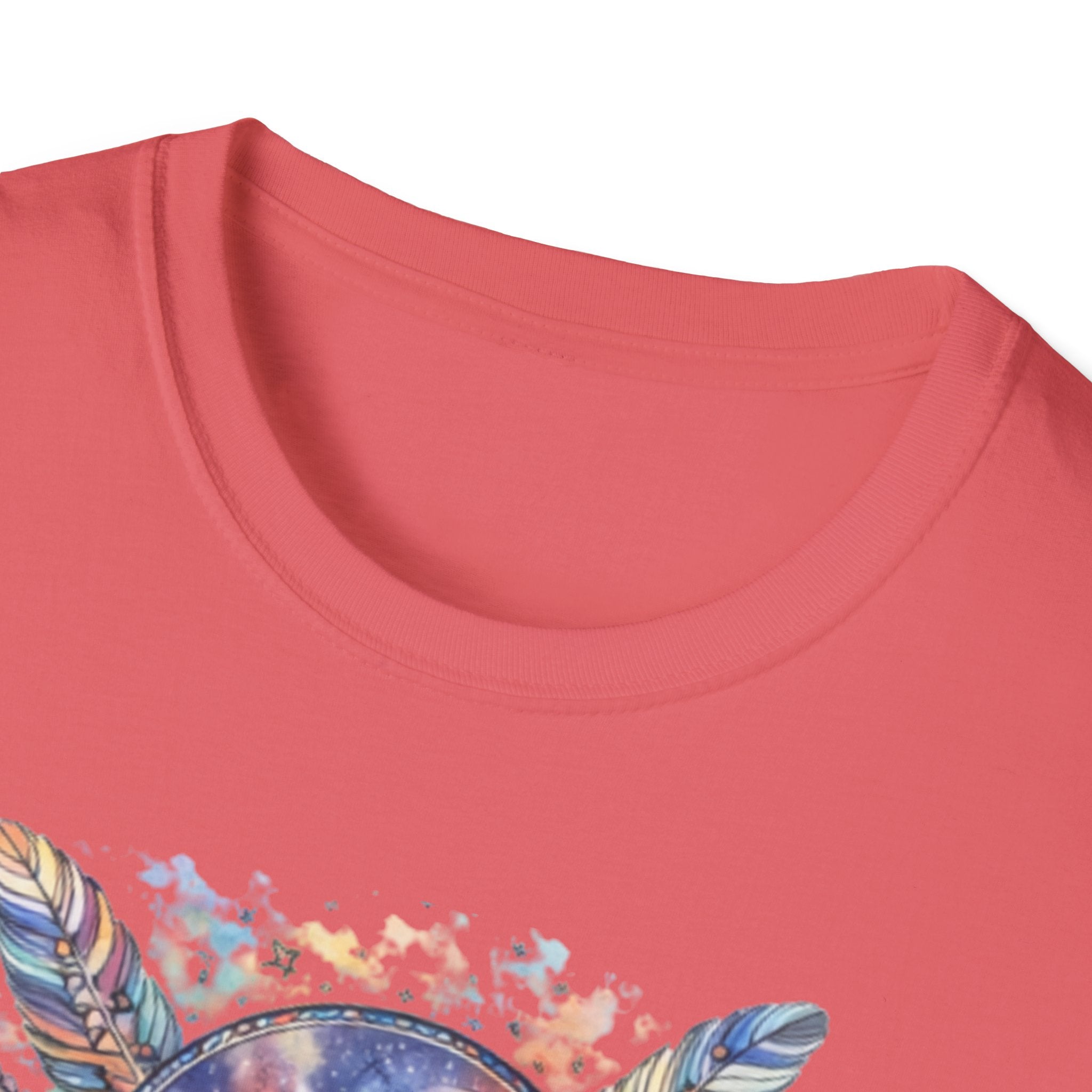 Watercolor Dreamcatcher Sunset T-Shirt — Boho Spiritual Tee