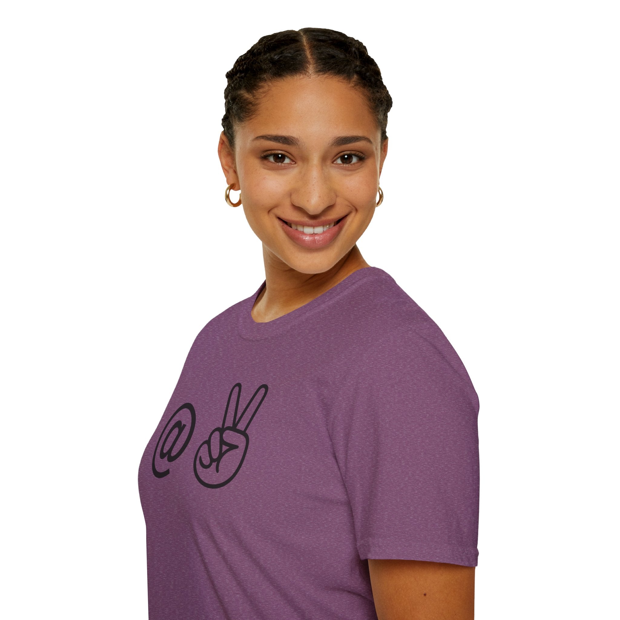 At Peace T-Shirt — Minimalist Graphic Tee