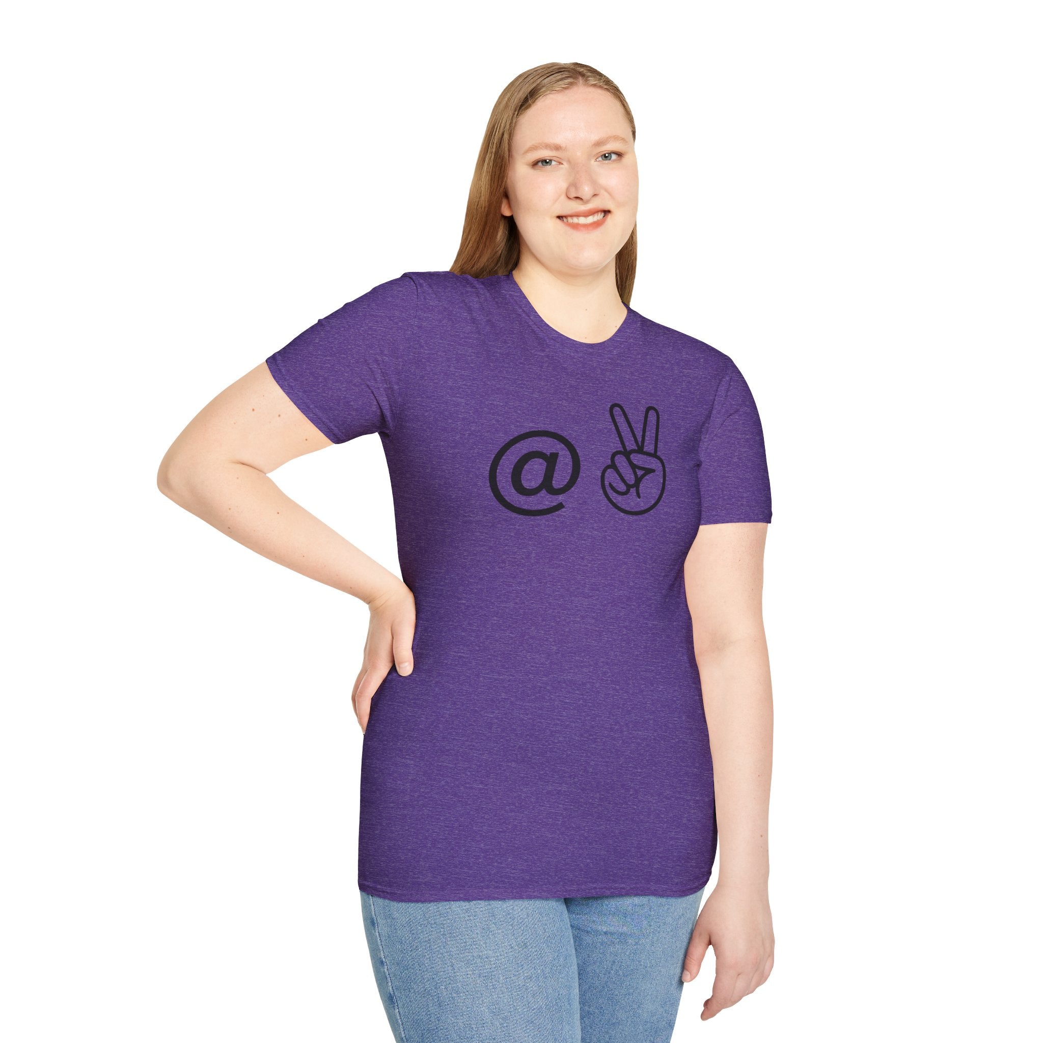 At Peace T-Shirt — Minimalist Graphic Tee