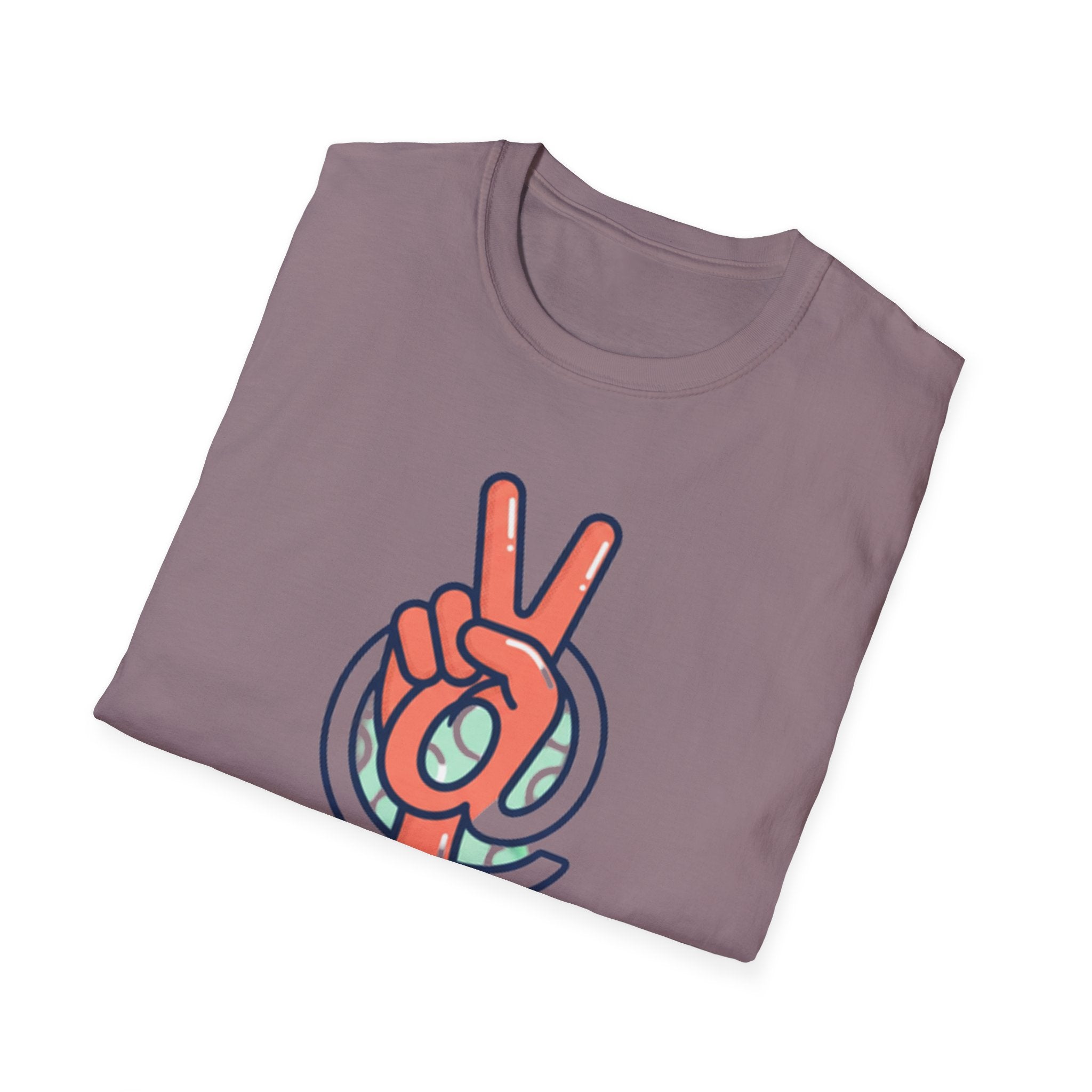 Peace Sign Hand T-Shirt | Retro Vibes, Minimal Graphic