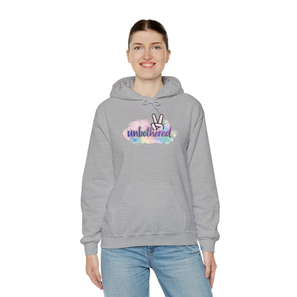Unbothered Hoodie — Cozy Pullover Sweatshirt for Relaxed Vibes