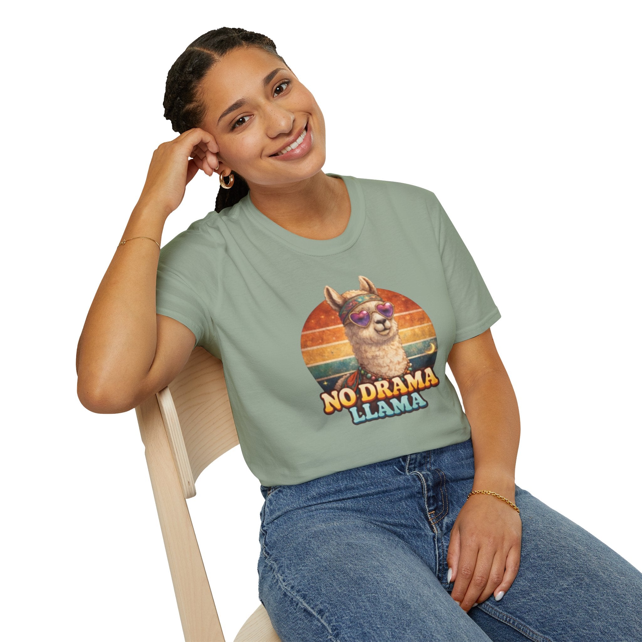 No Drama Llama Unisex Softstyle T-Shirt
