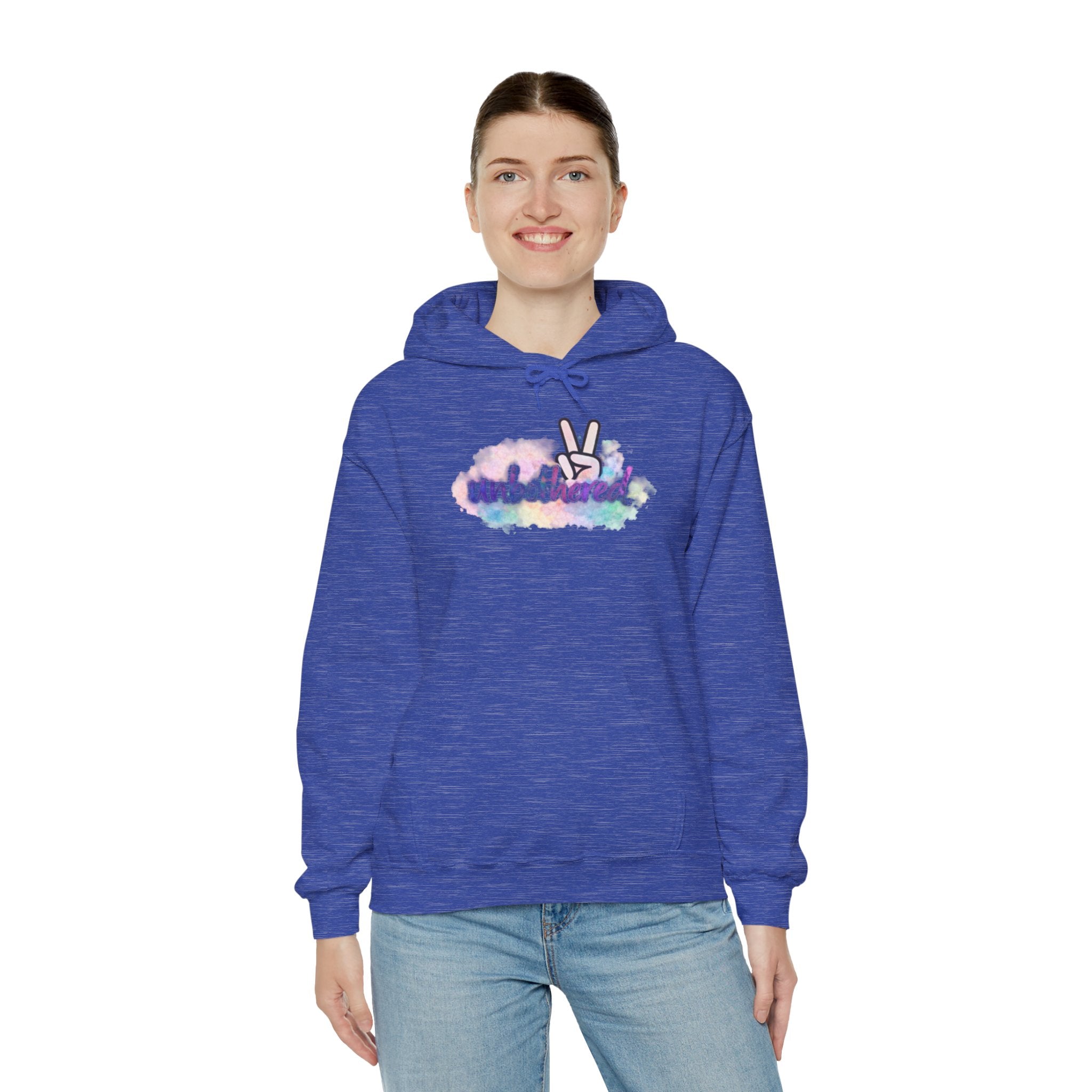 Unbothered Hoodie — Cozy Pullover Sweatshirt for Relaxed Vibes