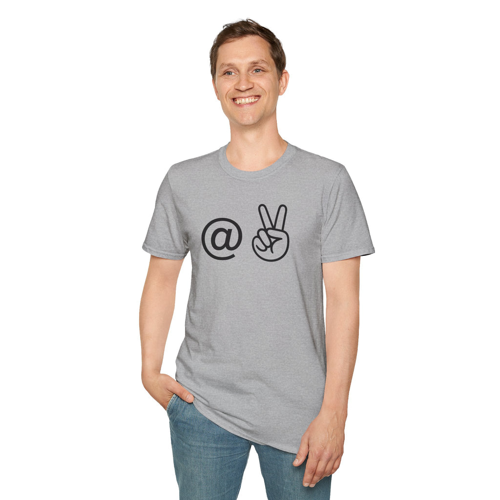 At Peace T-Shirt — Minimalist Graphic Tee
