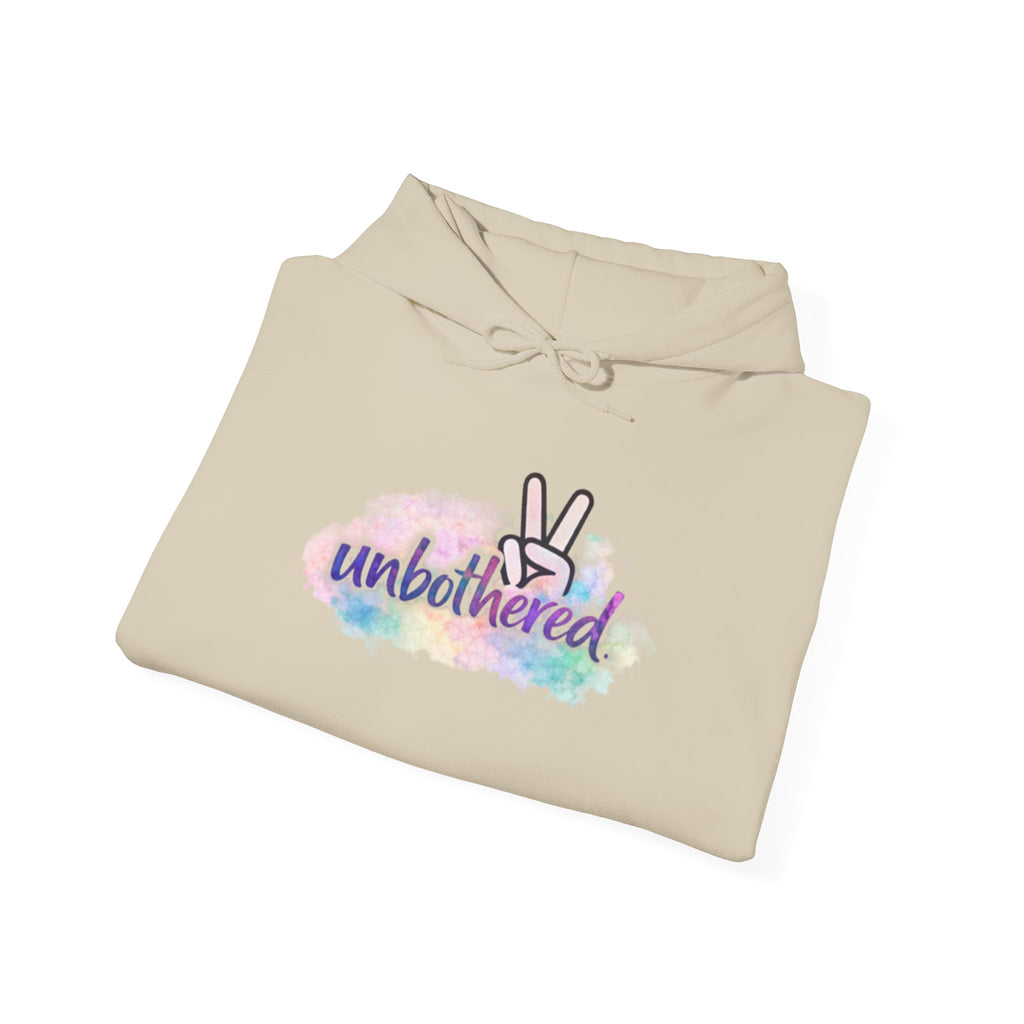 Unbothered Hoodie — Cozy Pullover Sweatshirt for Relaxed Vibes