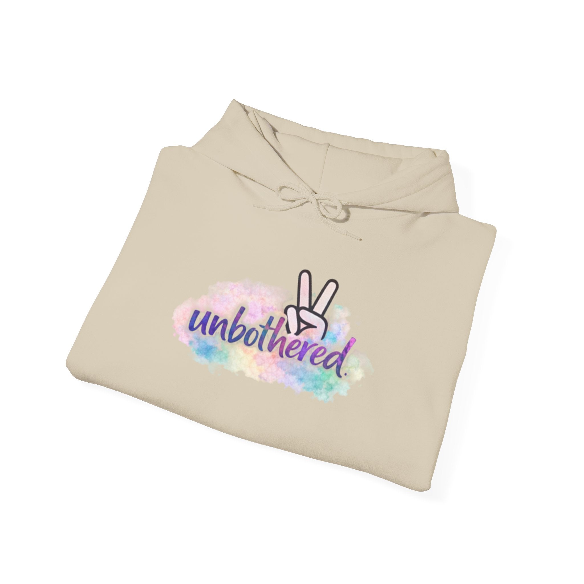 Unbothered Hoodie — Cozy Pullover Sweatshirt for Relaxed Vibes