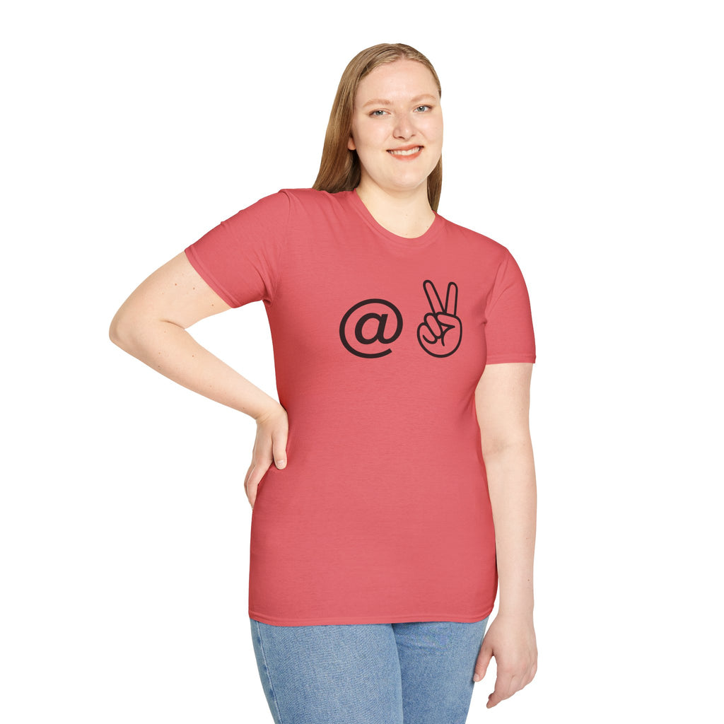 At Peace T-Shirt — Minimalist Graphic Tee