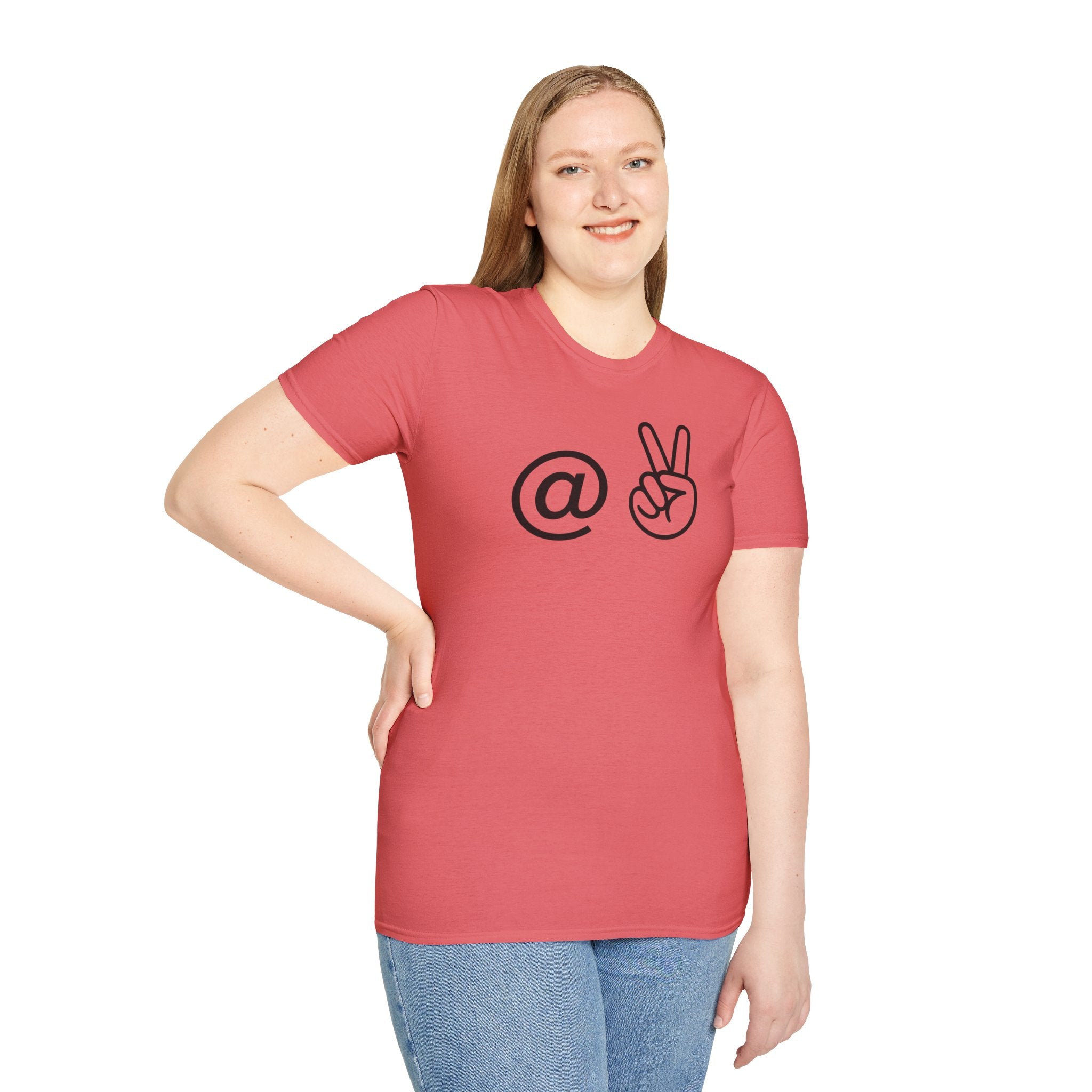 At Peace T-Shirt — Minimalist Graphic Tee