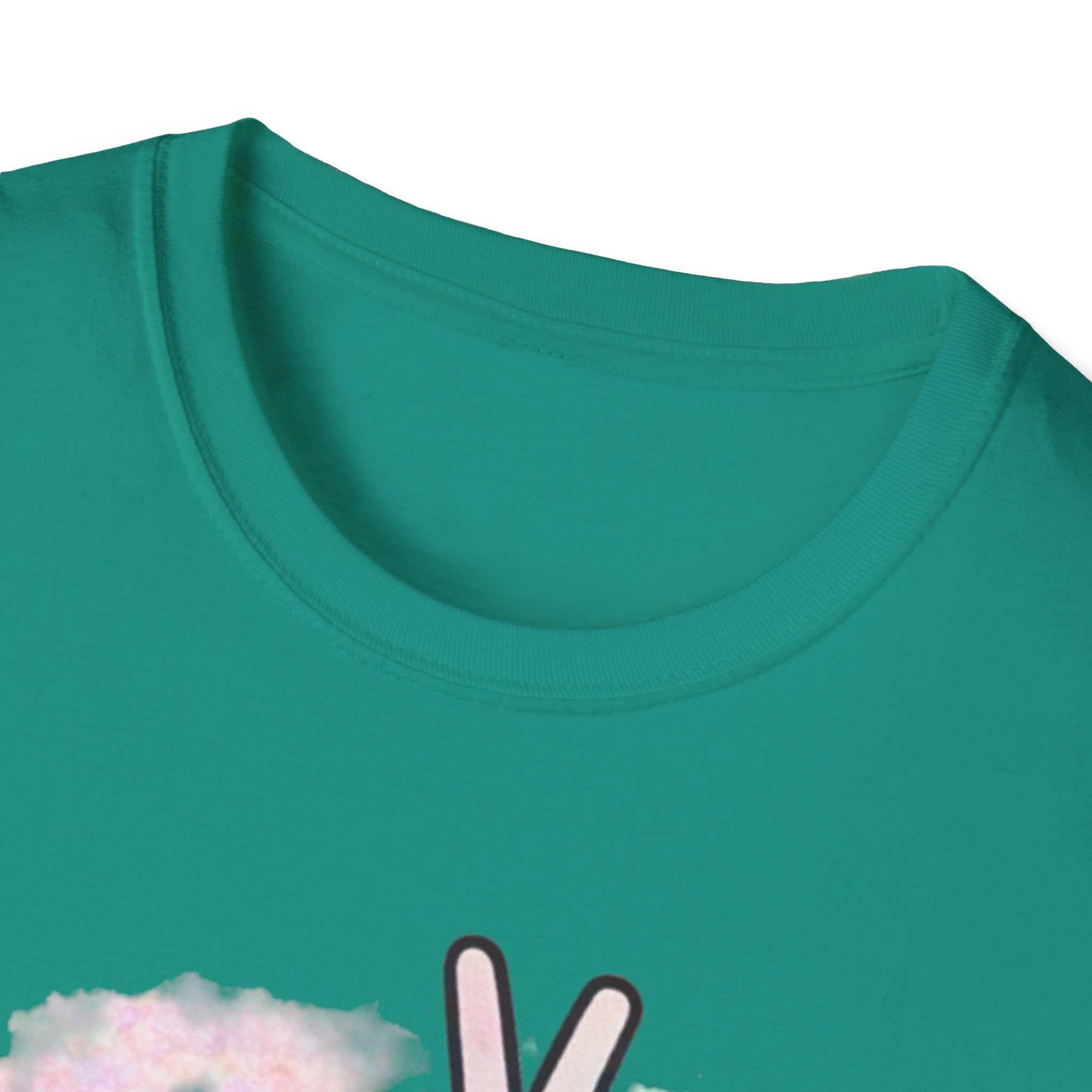 Unbothered Peace Sign T‑Shirt — Colorful Watercolor Graphic Tee