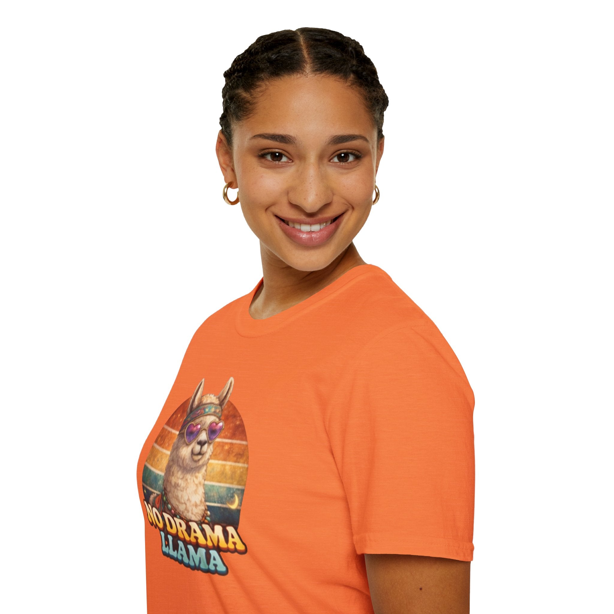 No Drama Llama Unisex Softstyle T-Shirt