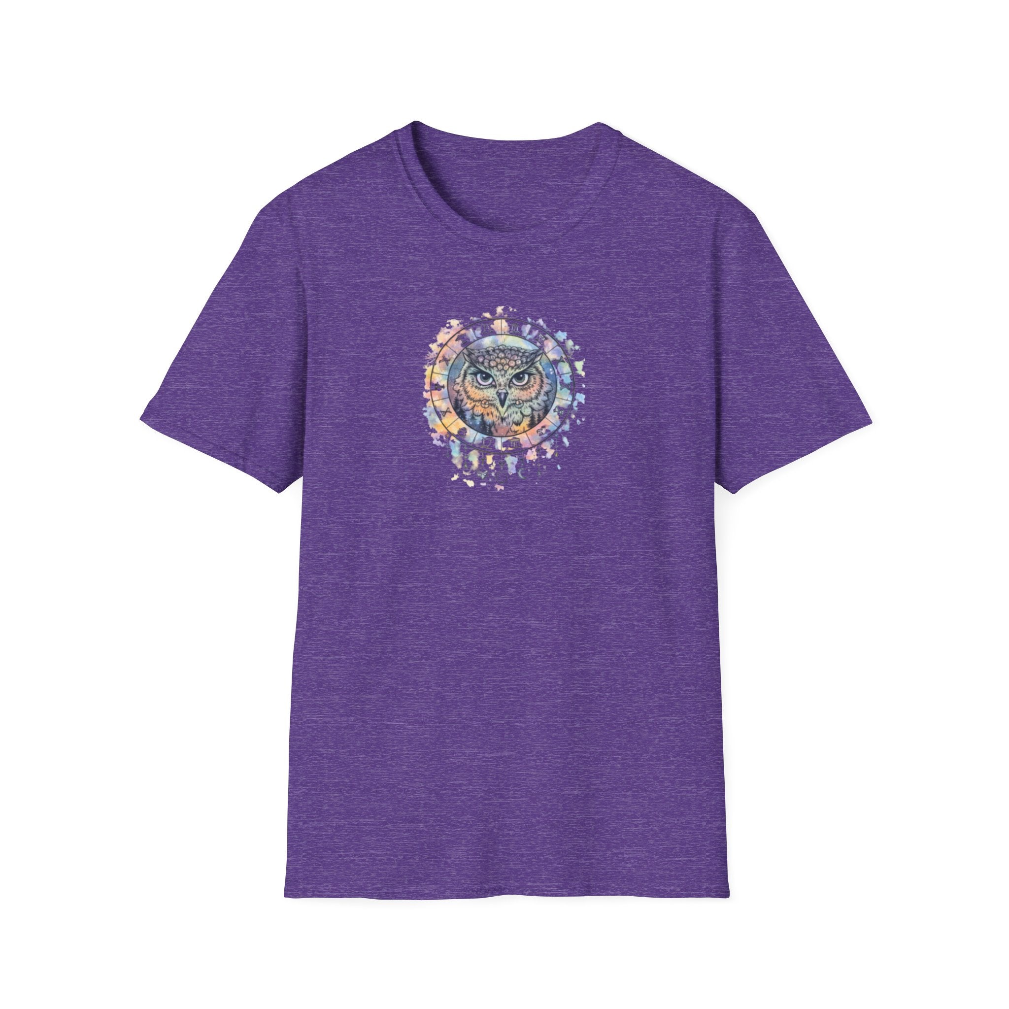 Watercolor Owl Mandala Spiritual T-Shirt Unisex