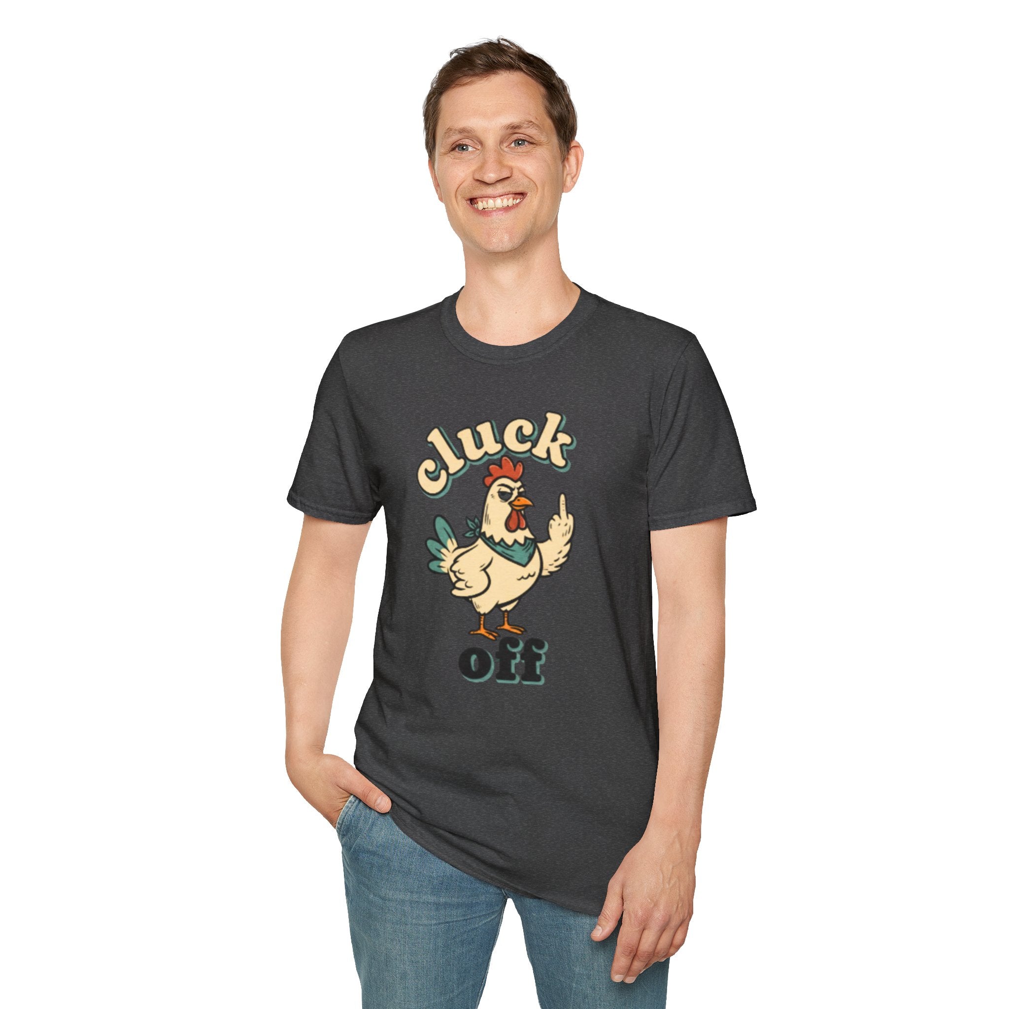 Cluck Off Chicken T-Shirt — Funny Retro Fowl Graphic Tee