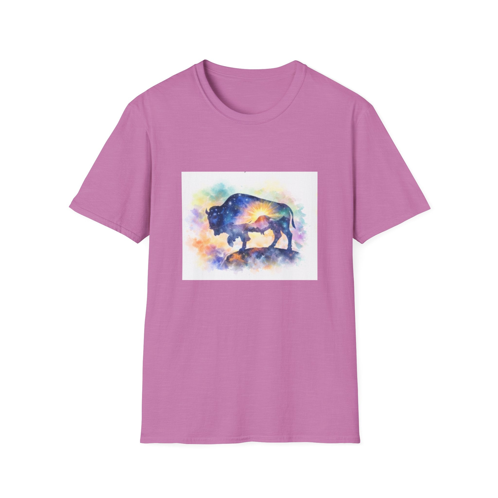 Colorful Watercolor Bison T-Shirt