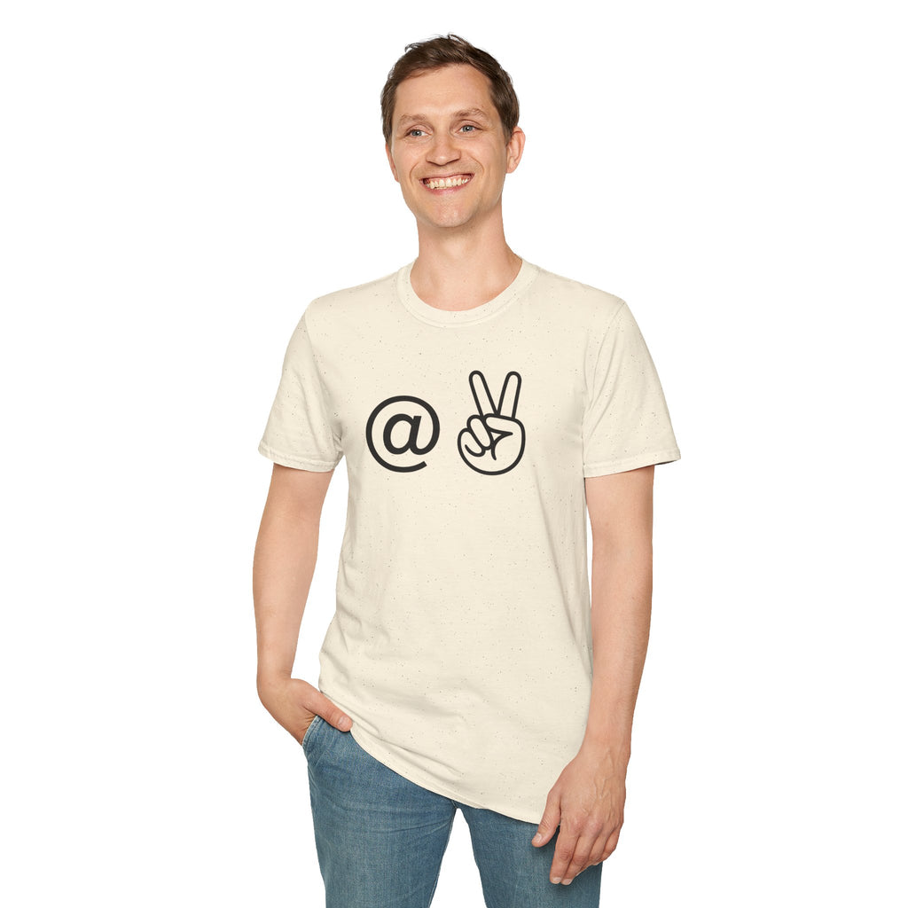 At Peace T-Shirt — Minimalist Graphic Tee