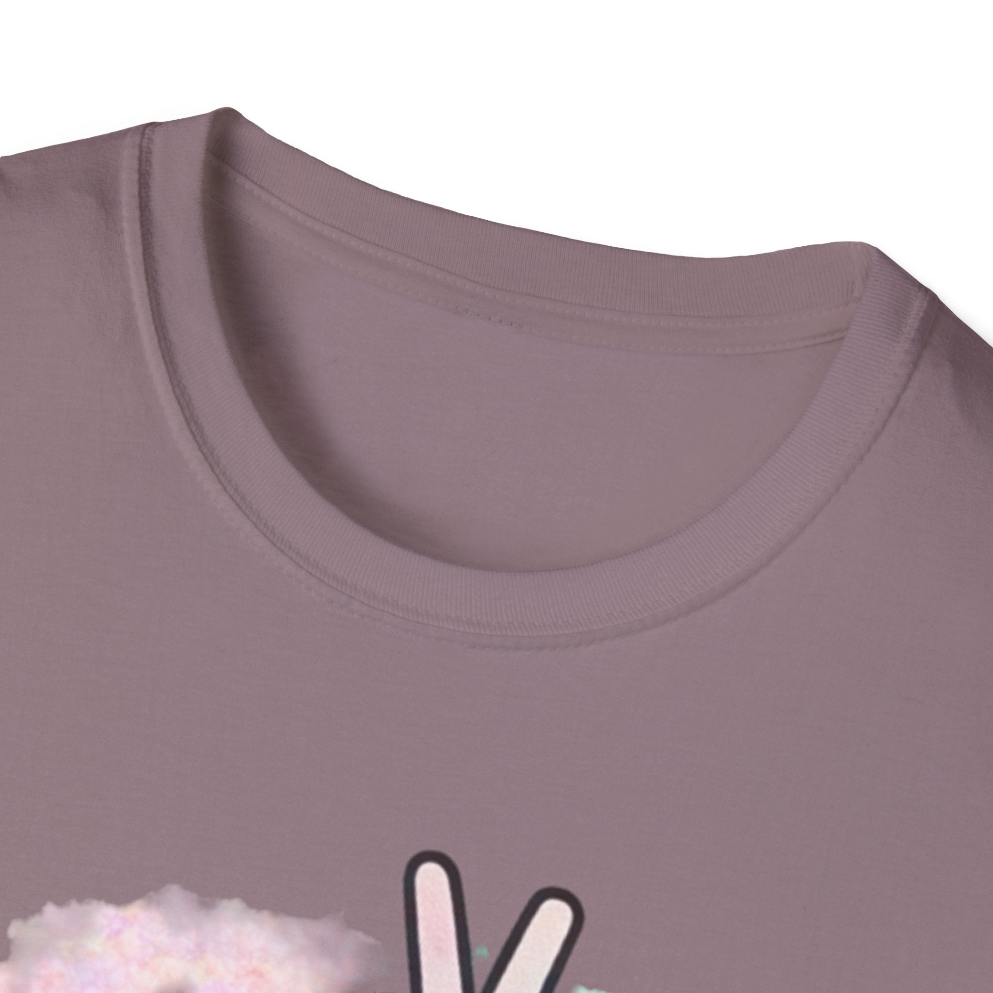 Unbothered Peace Sign T‑Shirt — Colorful Watercolor Graphic Tee