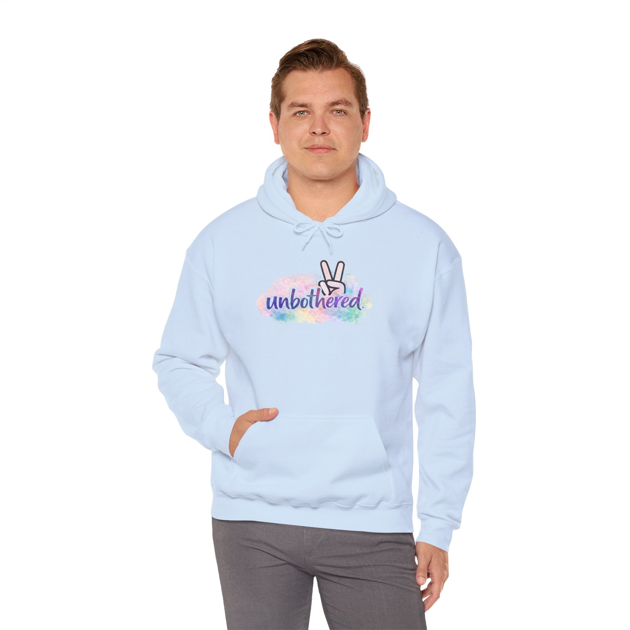 Unbothered Hoodie — Cozy Pullover Sweatshirt for Relaxed Vibes