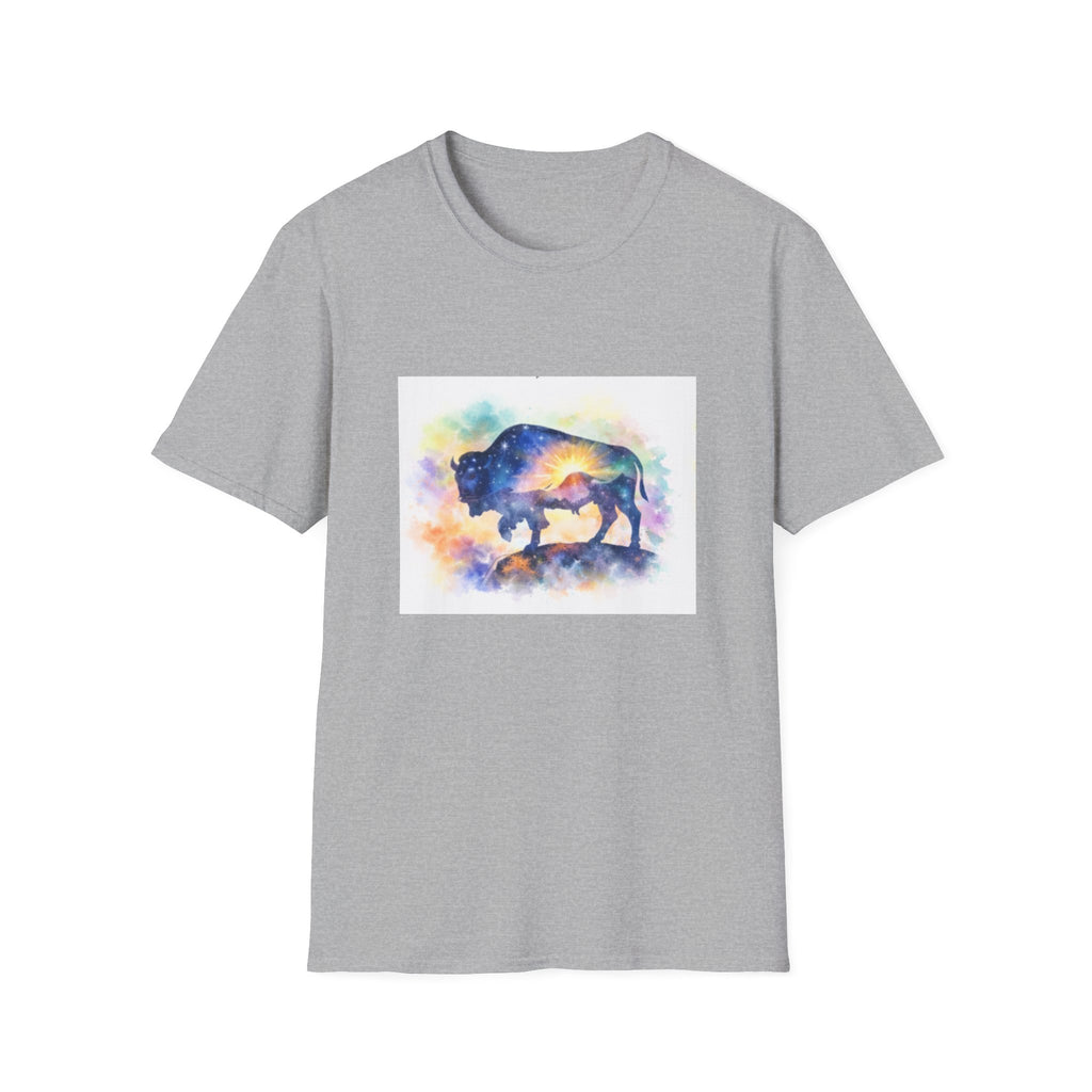 Colorful Watercolor Bison T-Shirt
