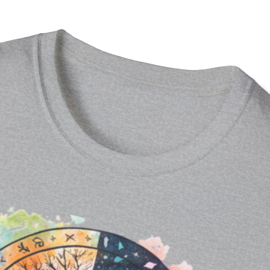 Tree of Life Yin Yang T-Shirt — Watercolor Sun & Moon Graphic Tee