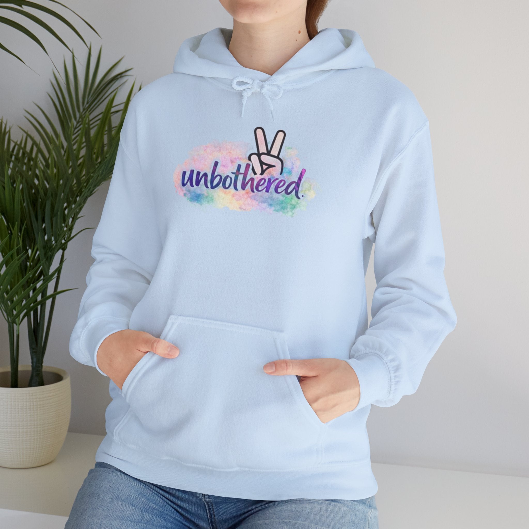 Unbothered Hoodie — Cozy Pullover Sweatshirt for Relaxed Vibes