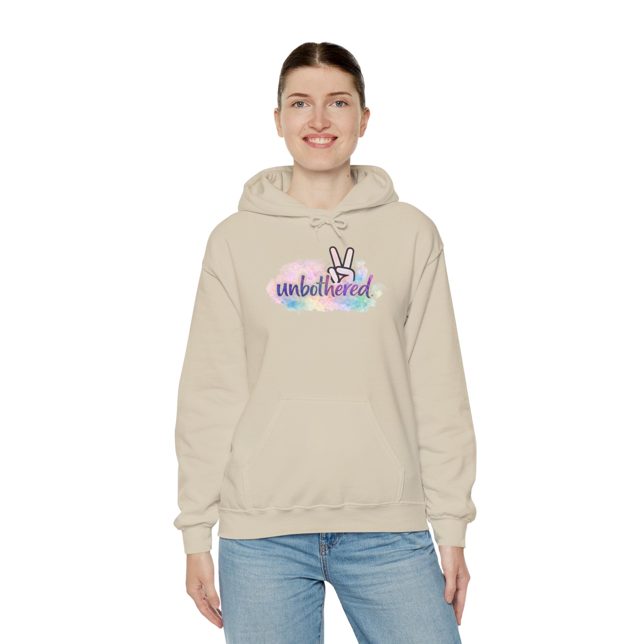 Unbothered Hoodie — Cozy Pullover Sweatshirt for Relaxed Vibes
