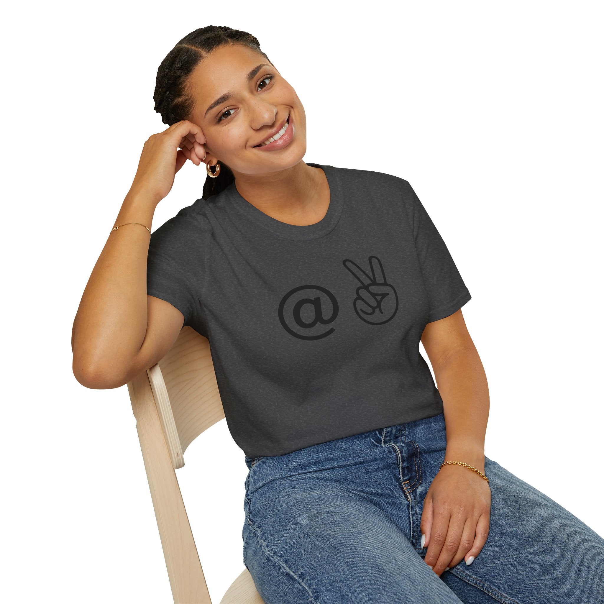 At Peace T-Shirt — Minimalist Graphic Tee