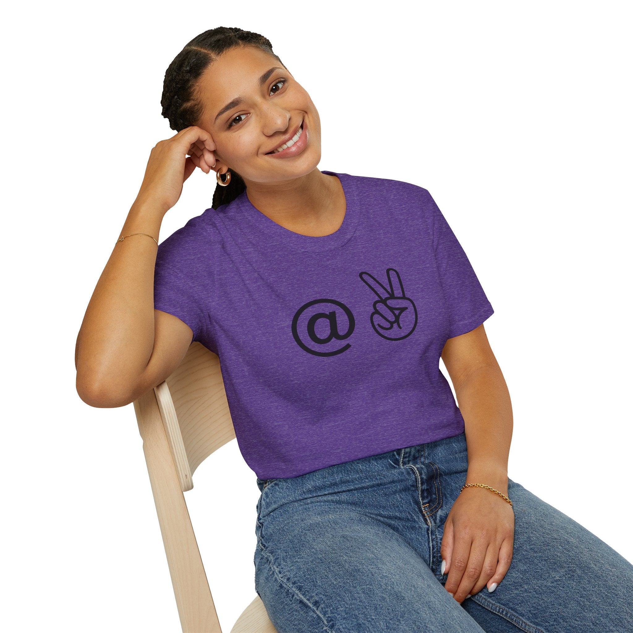 At Peace T-Shirt — Minimalist Graphic Tee