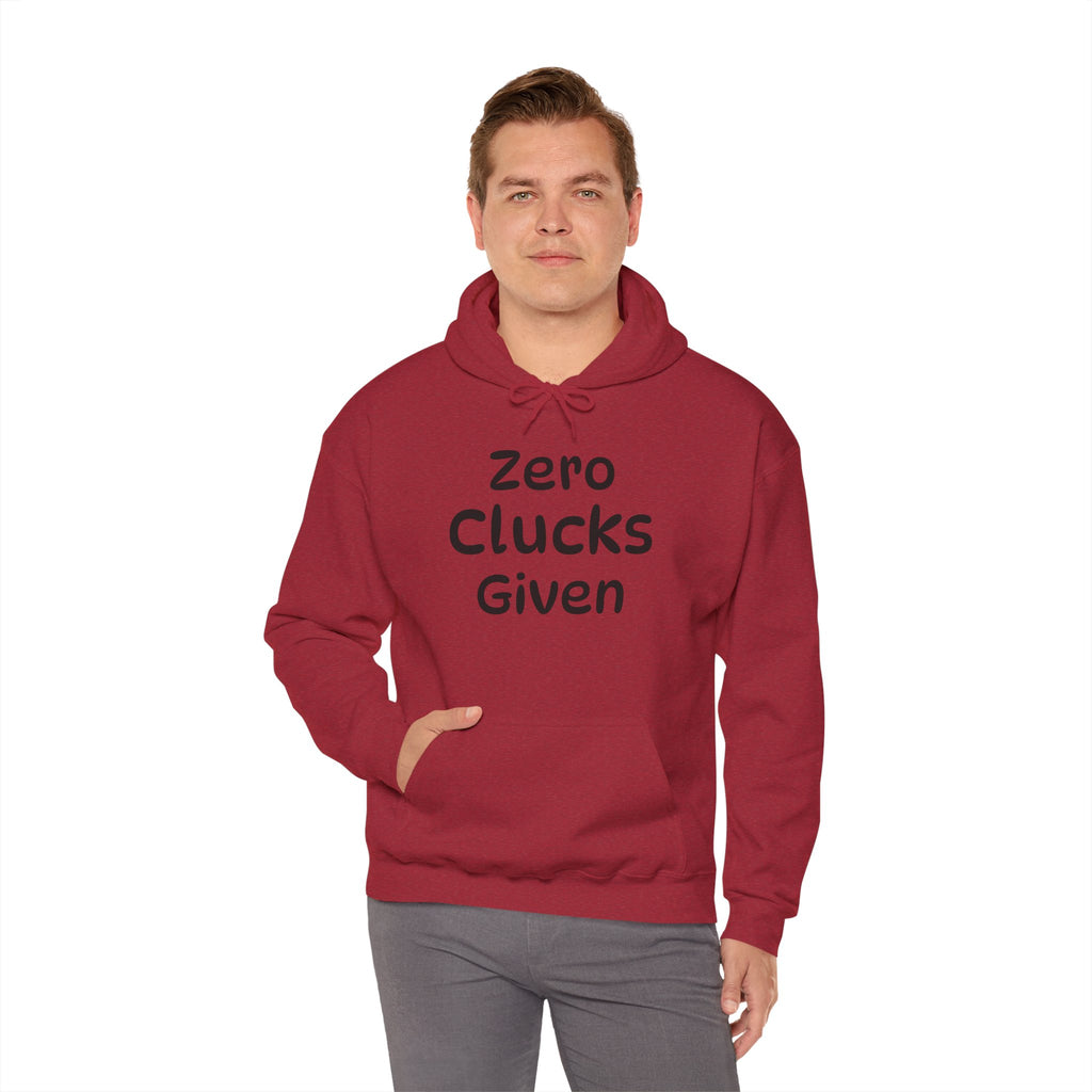 Zero Clucks Given Unisex Heavy Blend™ Hooded Sweatshirt