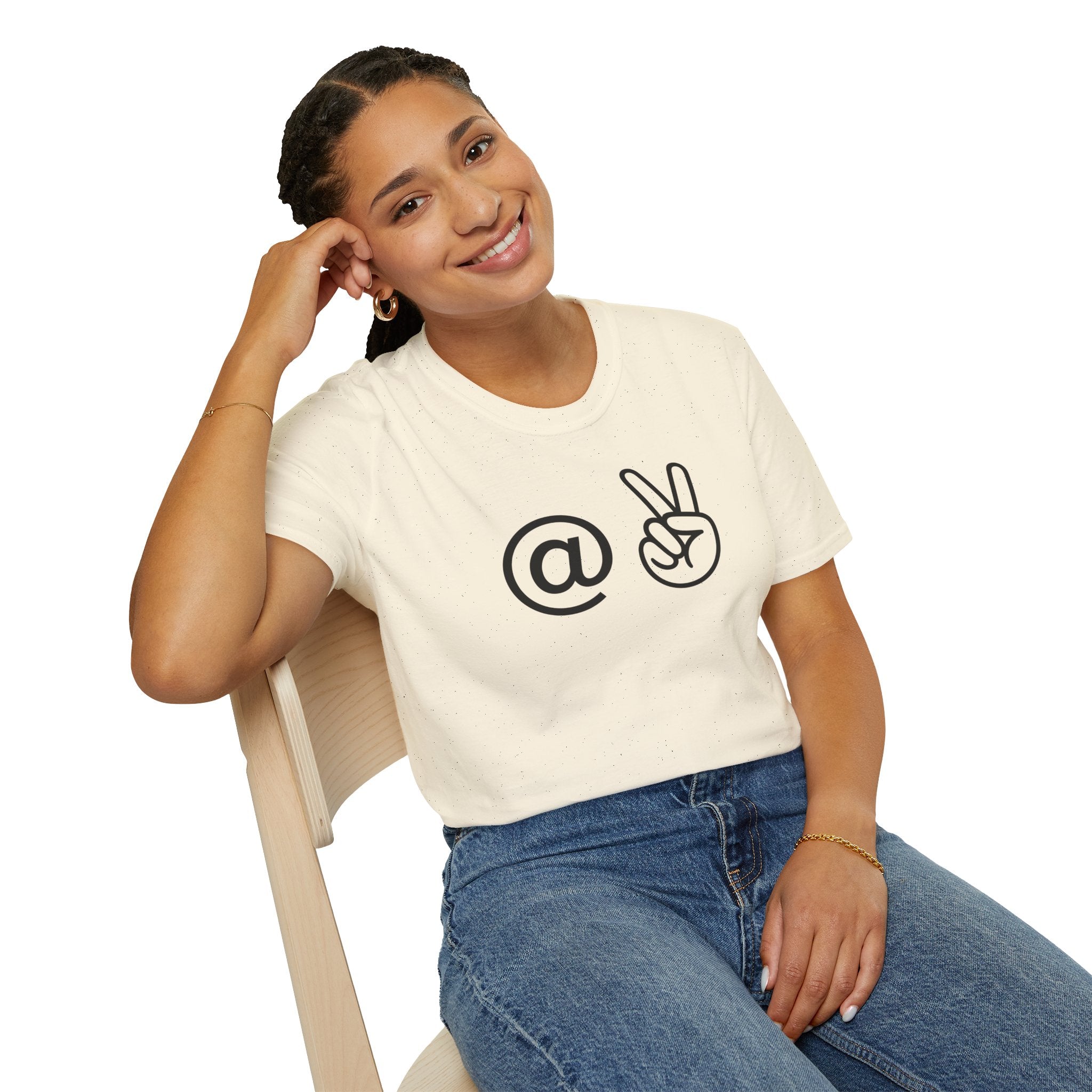 At Peace T-Shirt — Minimalist Graphic Tee