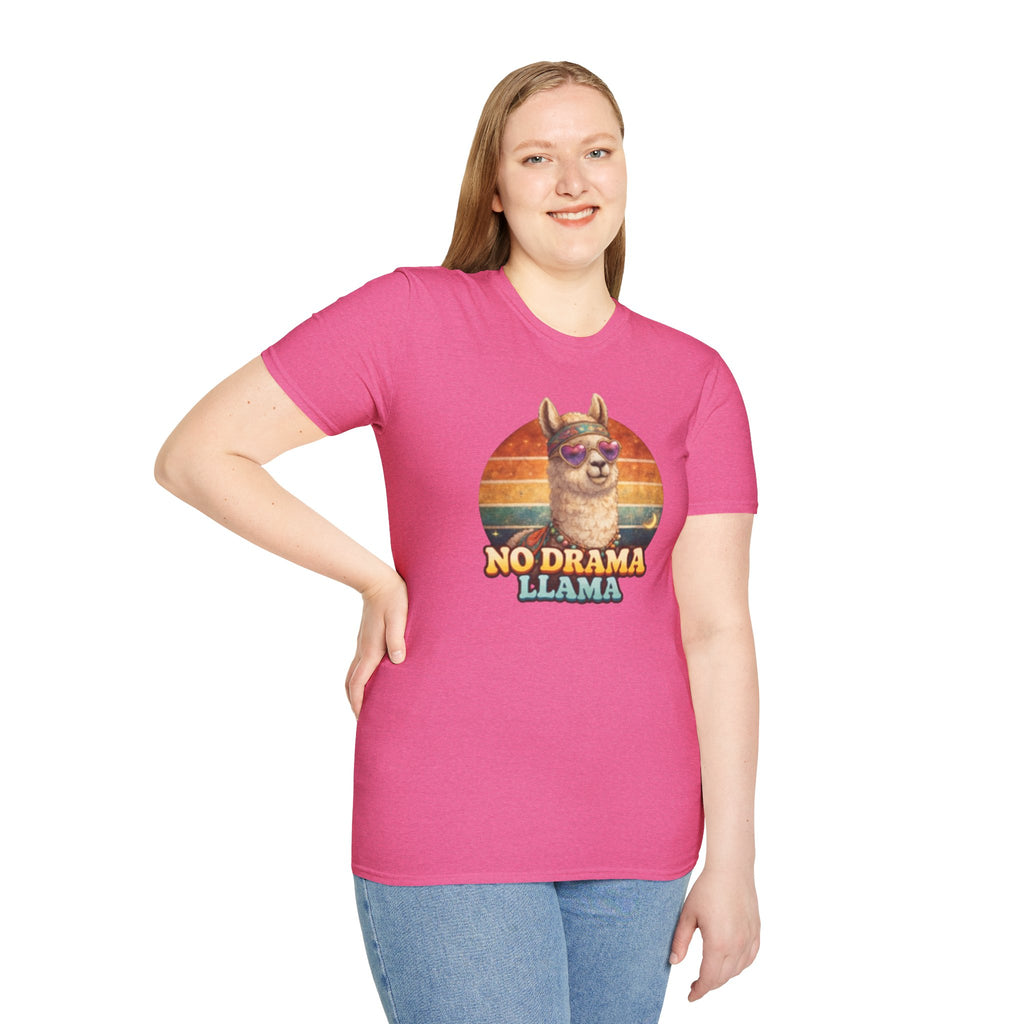 No Drama Llama Unisex Softstyle T-Shirt