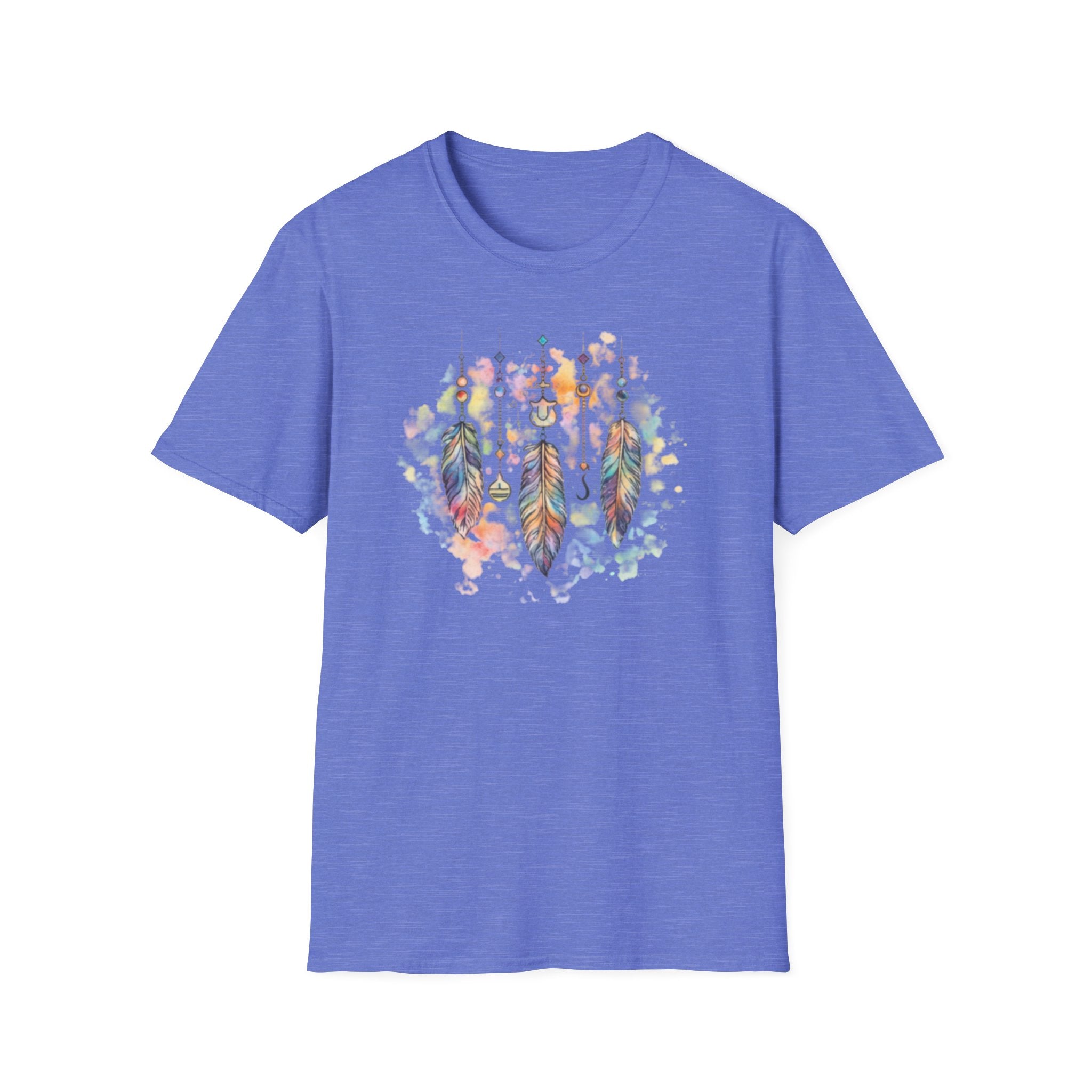 Watercolor Dreamcatcher T-Shirt — Boho Feather Graphic Tee
