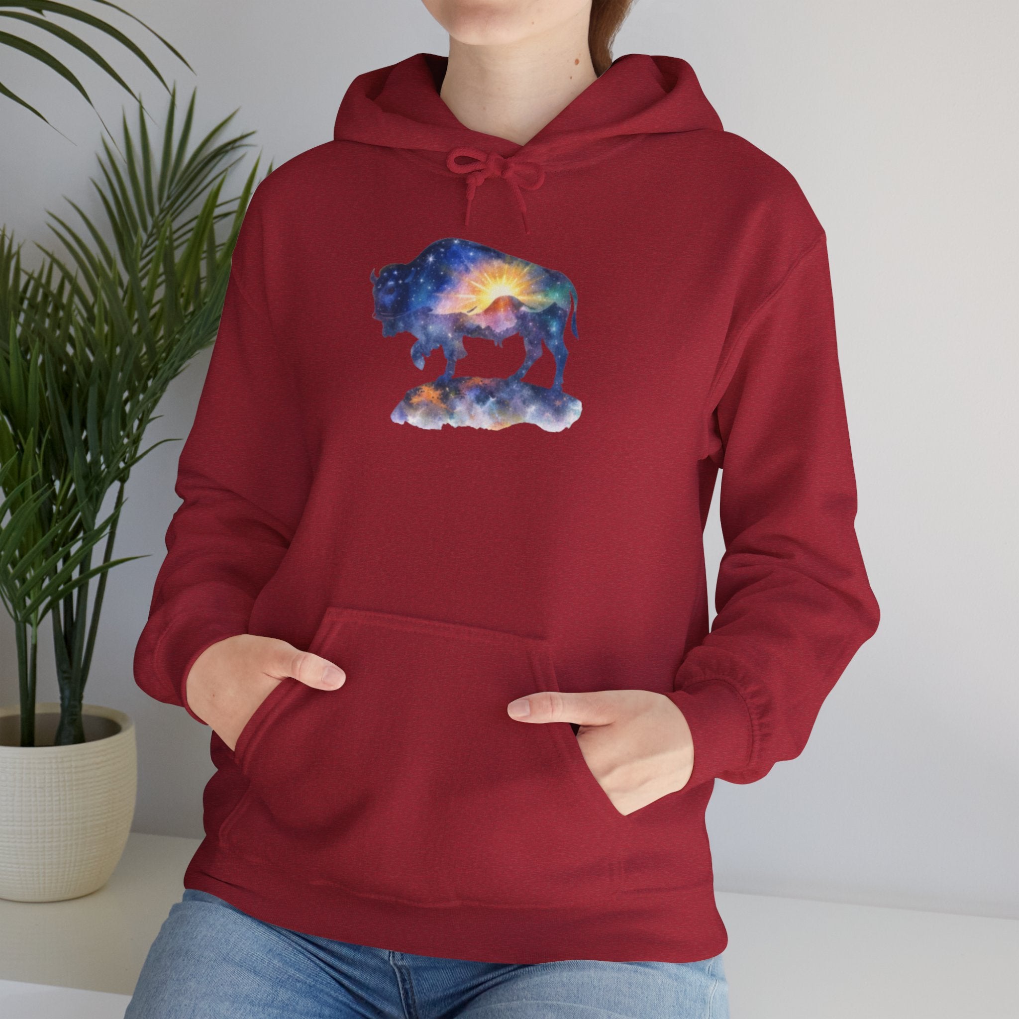 Cosmic Bison Graphic Sweatshirt