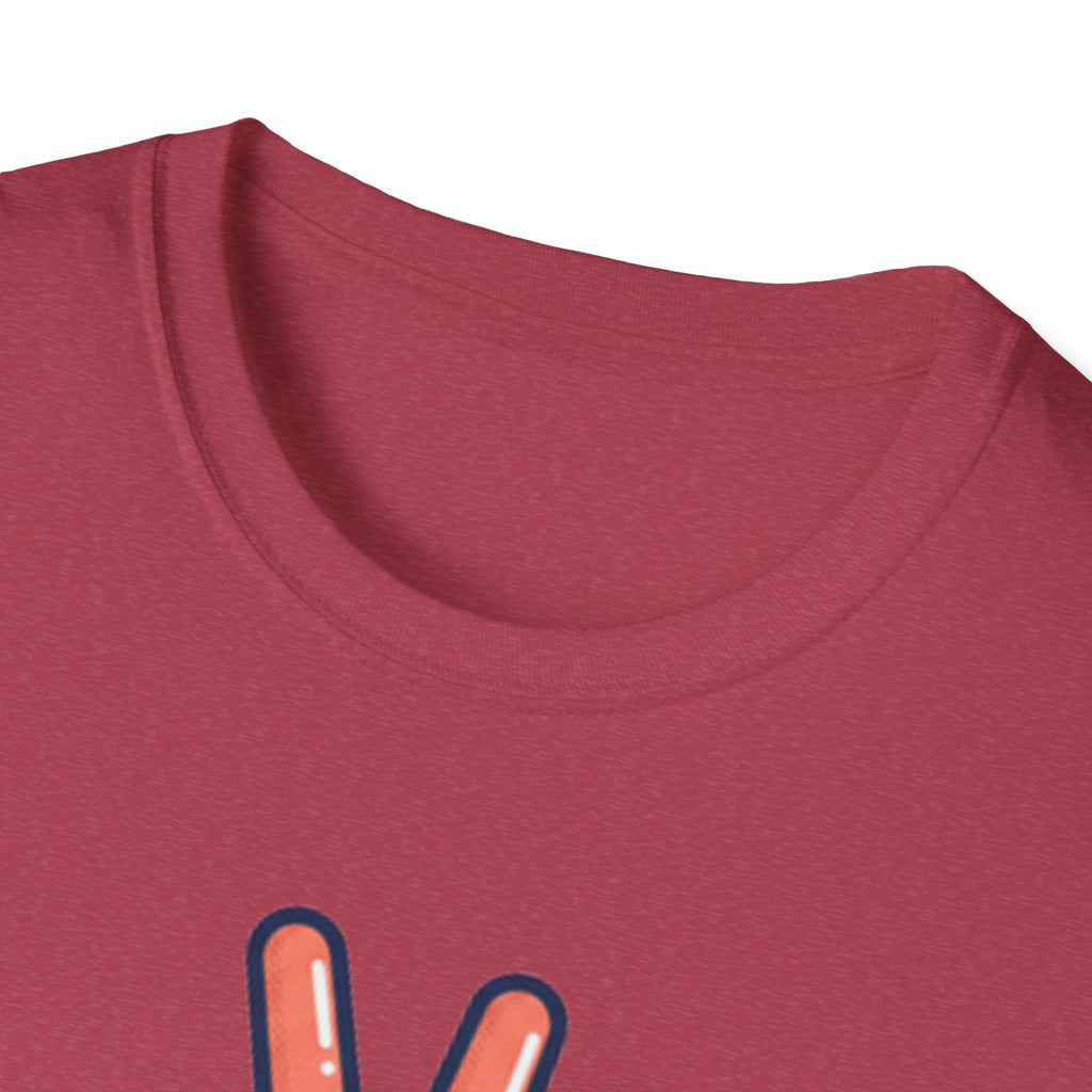 Peace Sign Hand T-Shirt | Retro Vibes, Minimal Graphic
