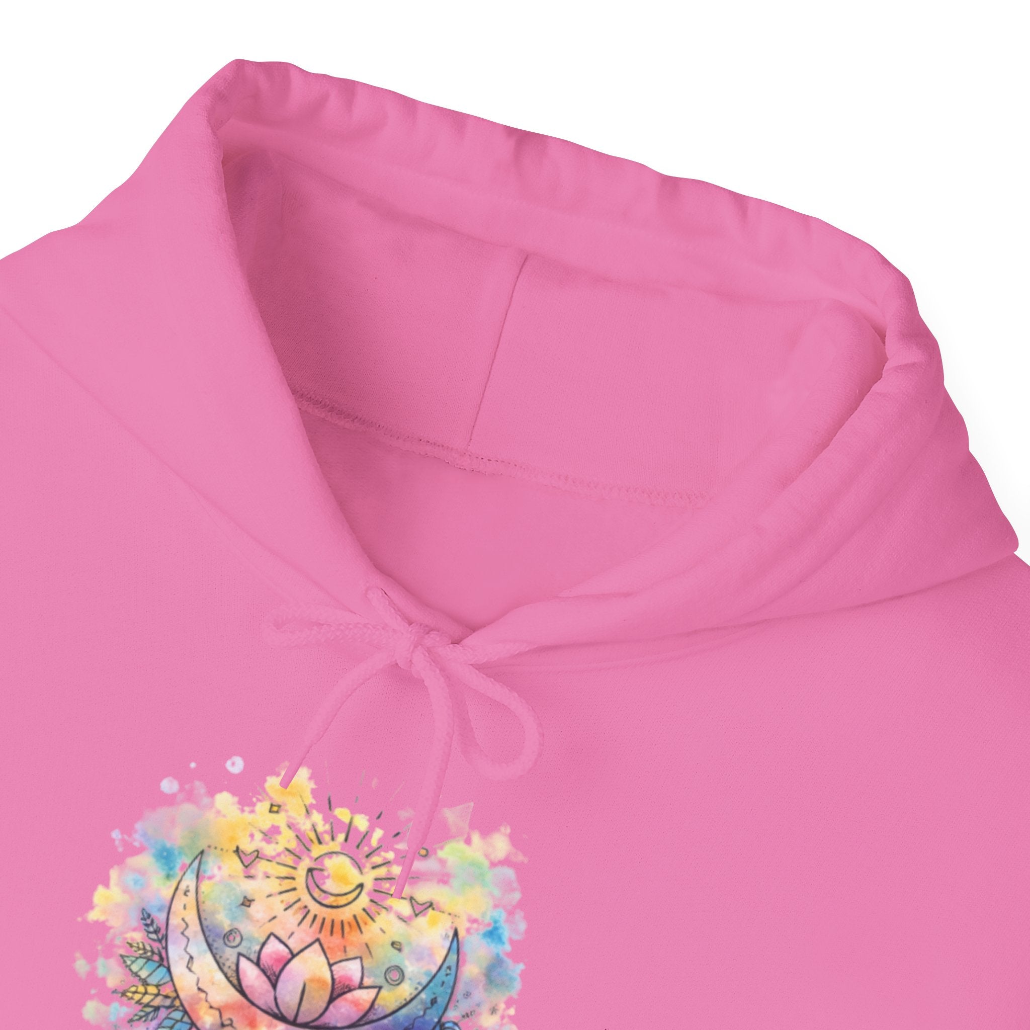 Lotus Watercolor Hoodie – Boho Spiritual Yoga Sweatshirt