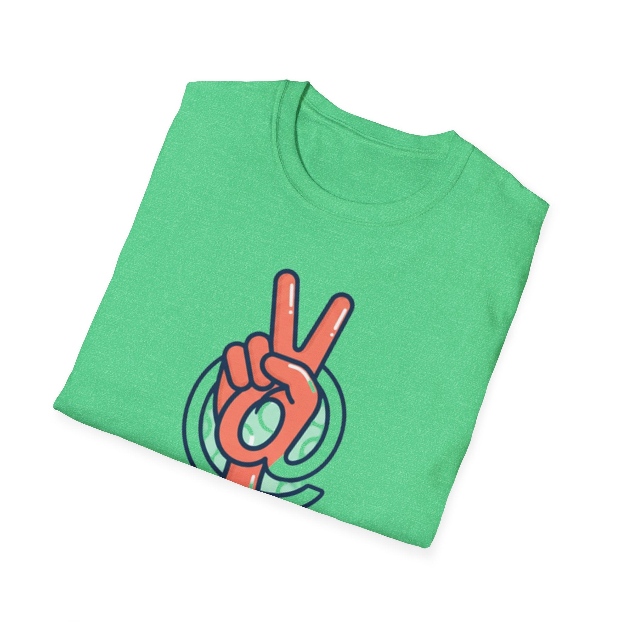 Peace Sign Hand T-Shirt | Retro Vibes, Minimal Graphic