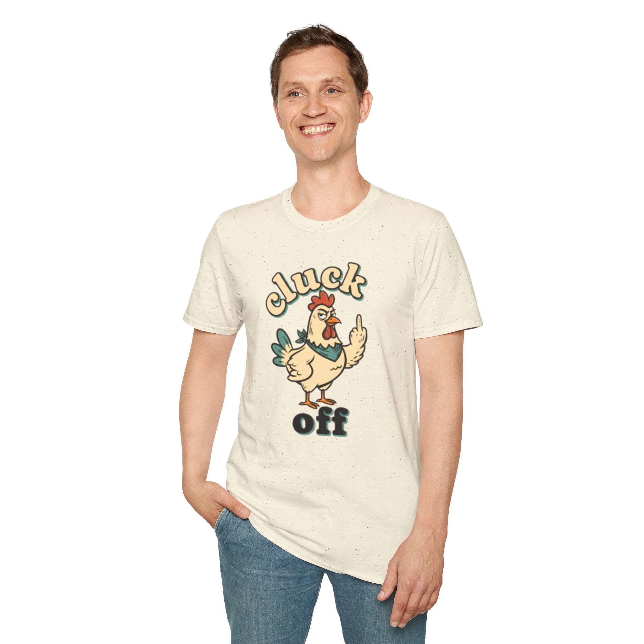 Cluck Off Chicken T-Shirt — Funny Retro Fowl Graphic Tee