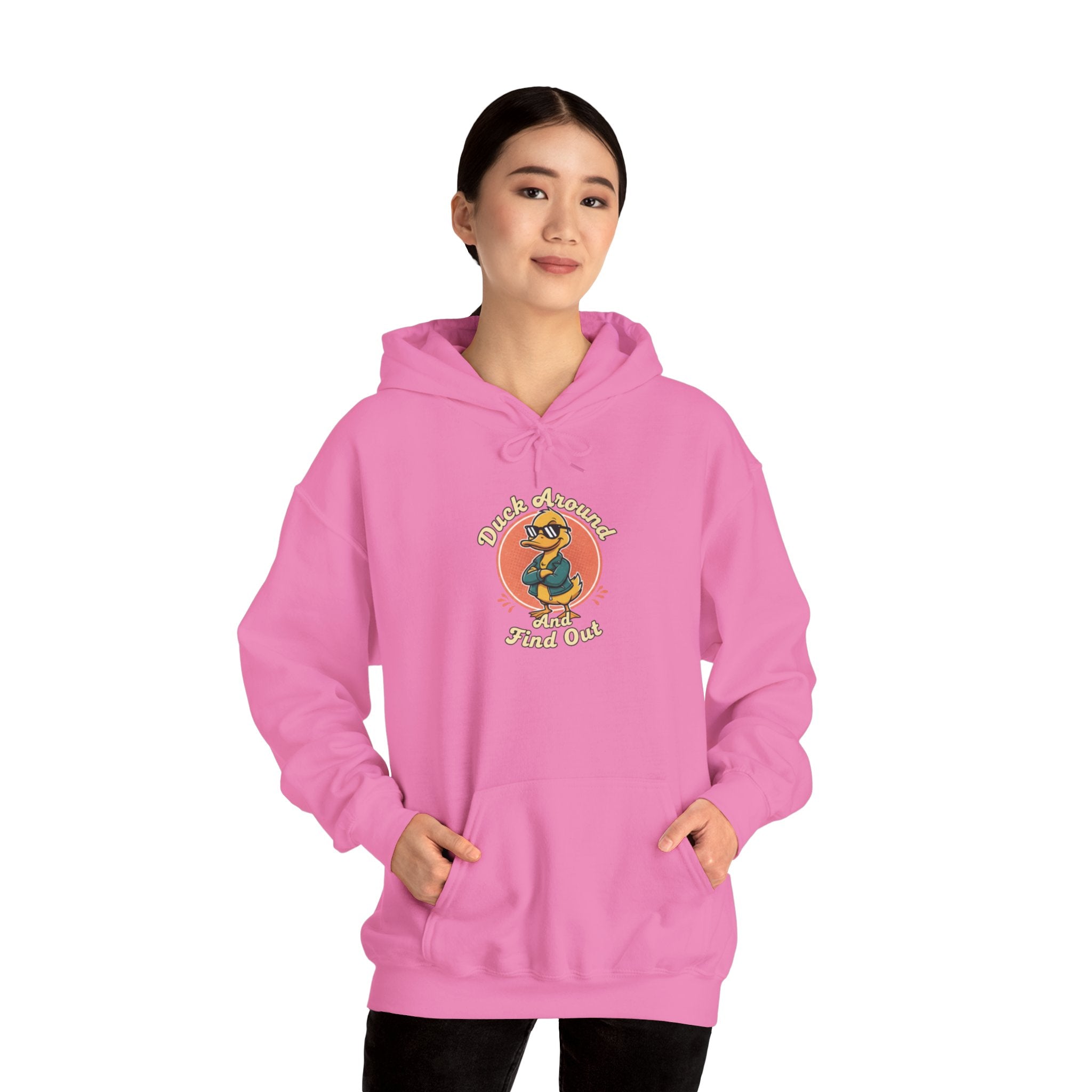 Duck Around and Find Out Hoodie — Funny Duck Graphic Hoodie