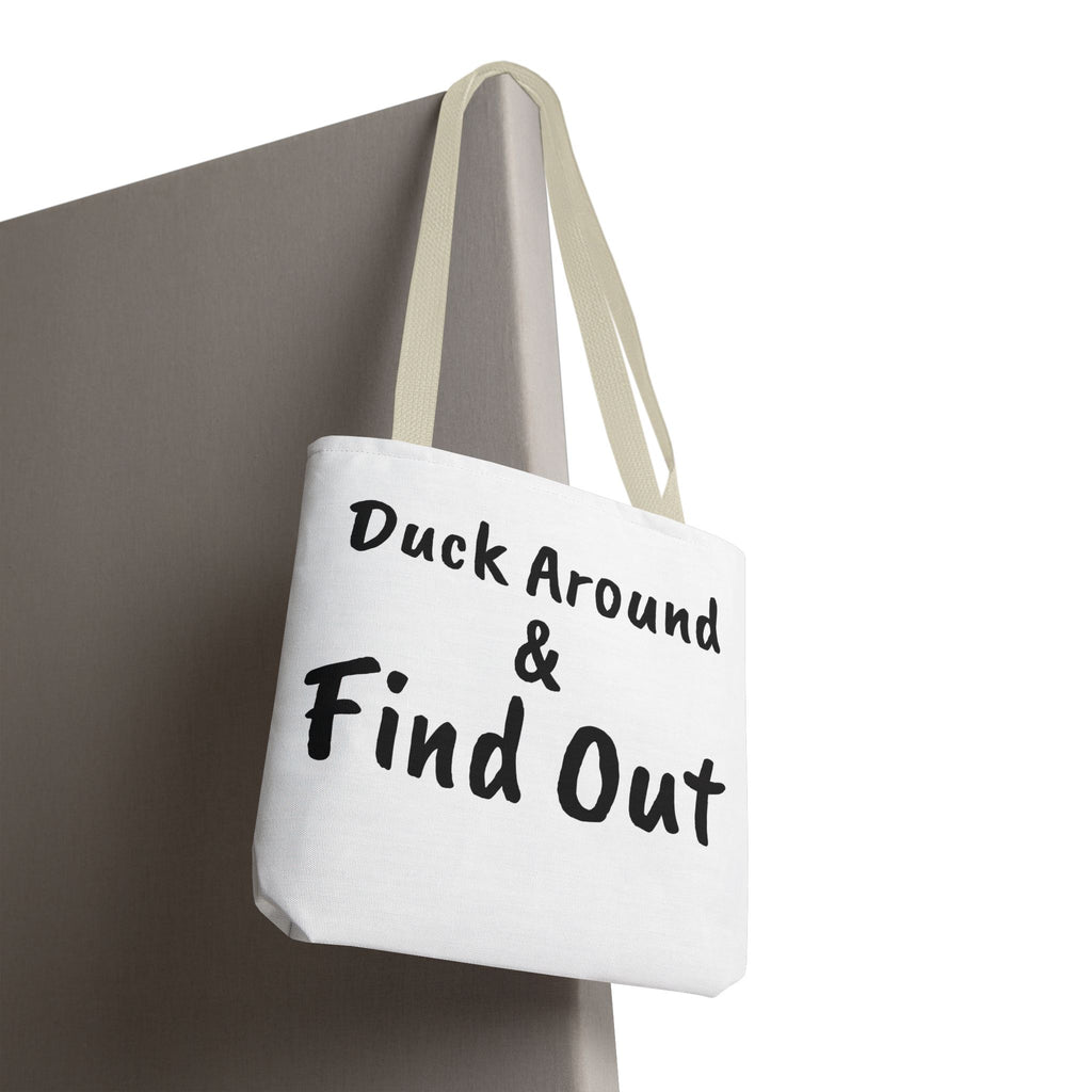 Duck Around Find Out Hoodie | Funny Phrase Pullover Sweatshirt