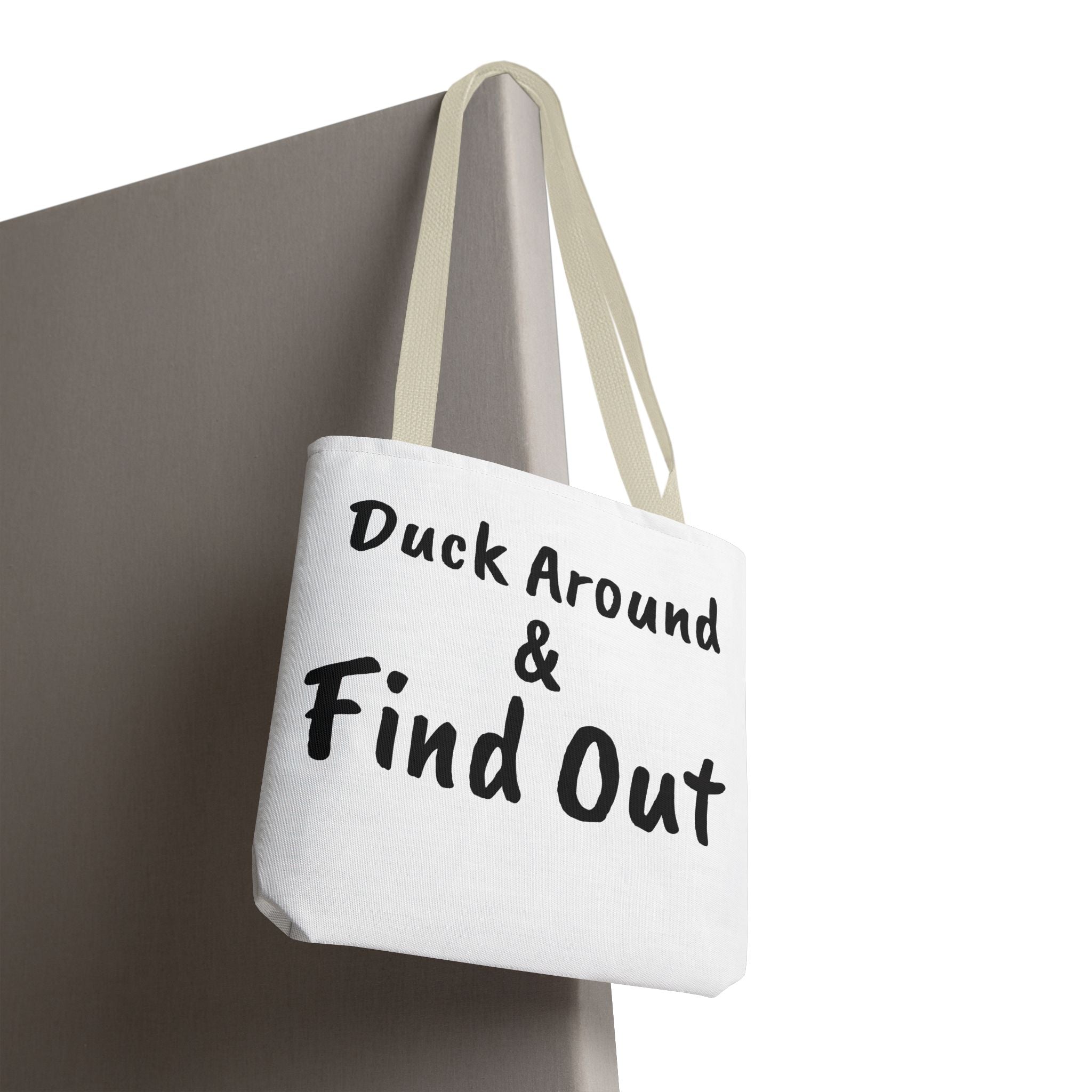 Duck Around Find Out Hoodie | Funny Phrase Pullover Sweatshirt