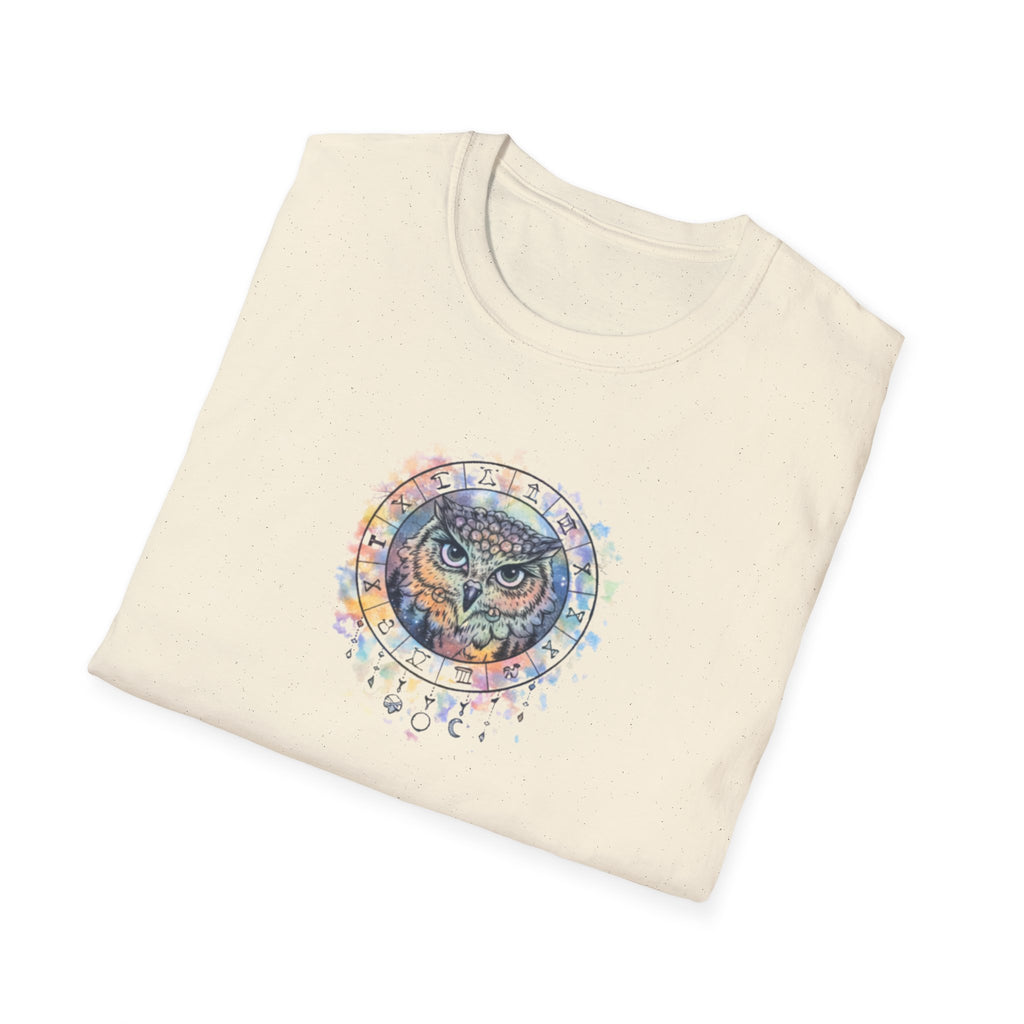 Watercolor Owl Mandala Spiritual T-Shirt Unisex
