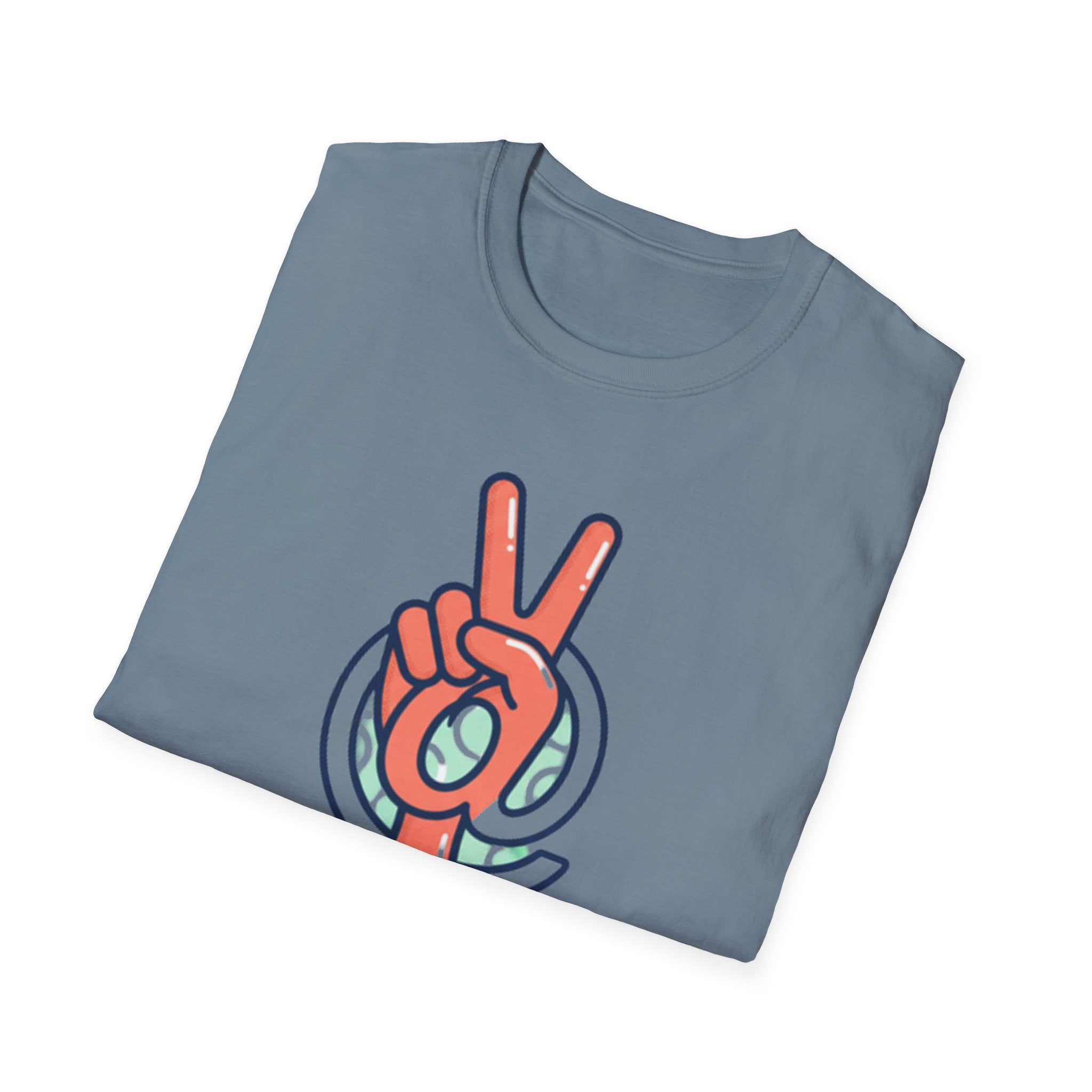 Peace Sign Hand T-Shirt | Retro Vibes, Minimal Graphic