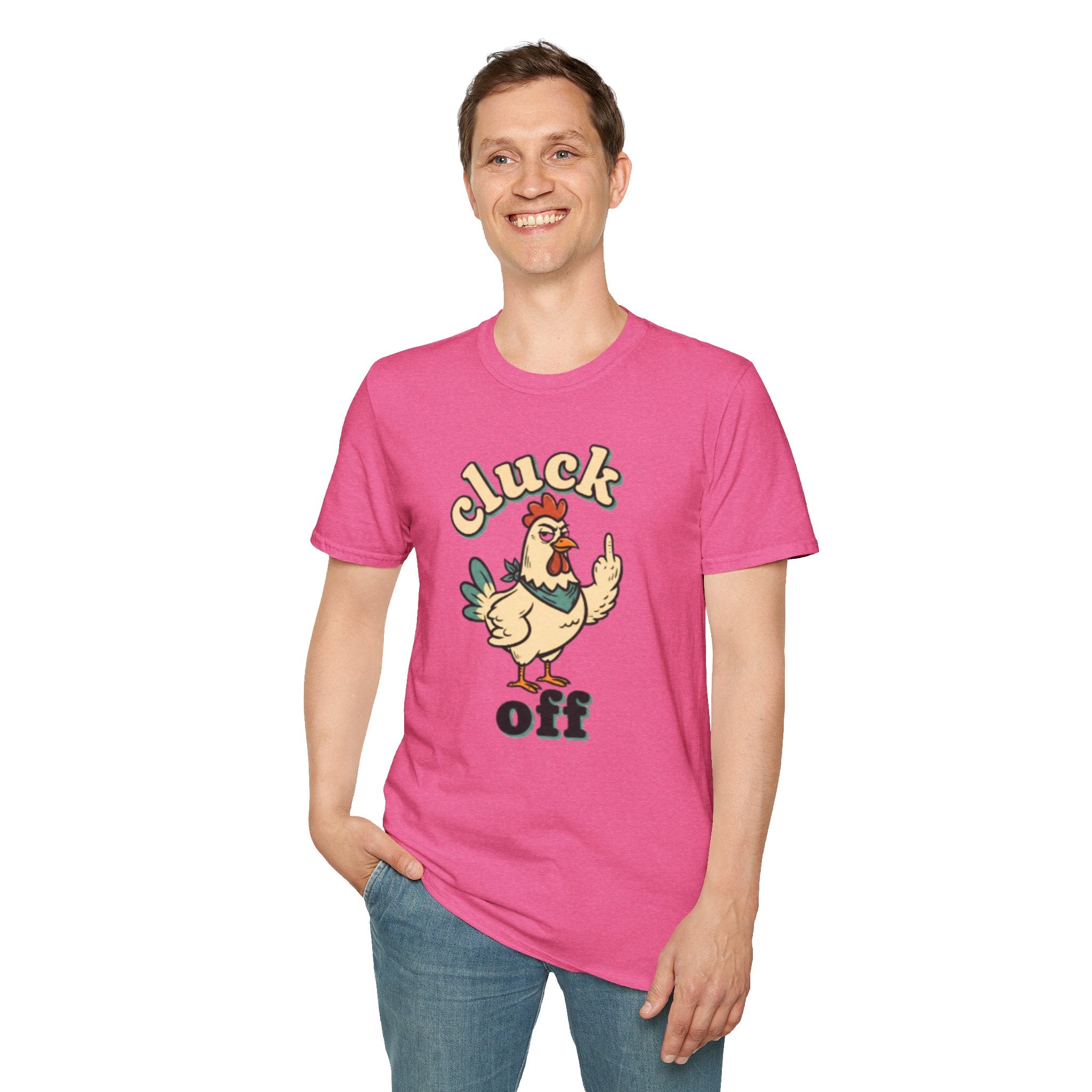 Cluck Off Chicken T-Shirt — Funny Retro Fowl Graphic Tee