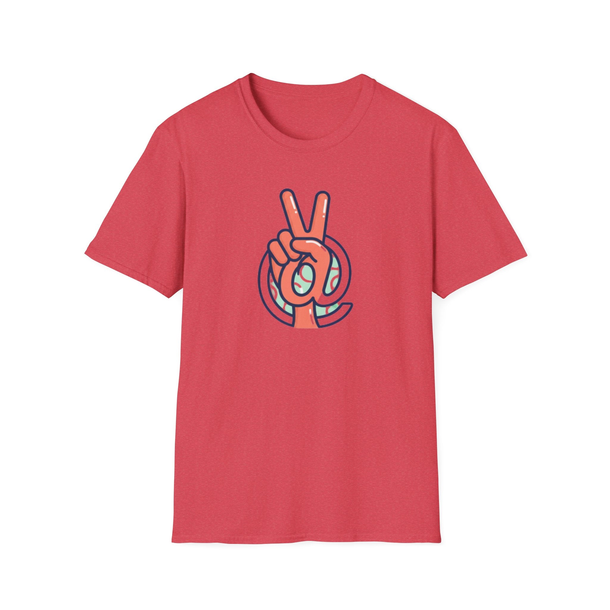 Peace Sign Hand T-Shirt | Retro Vibes, Minimal Graphic